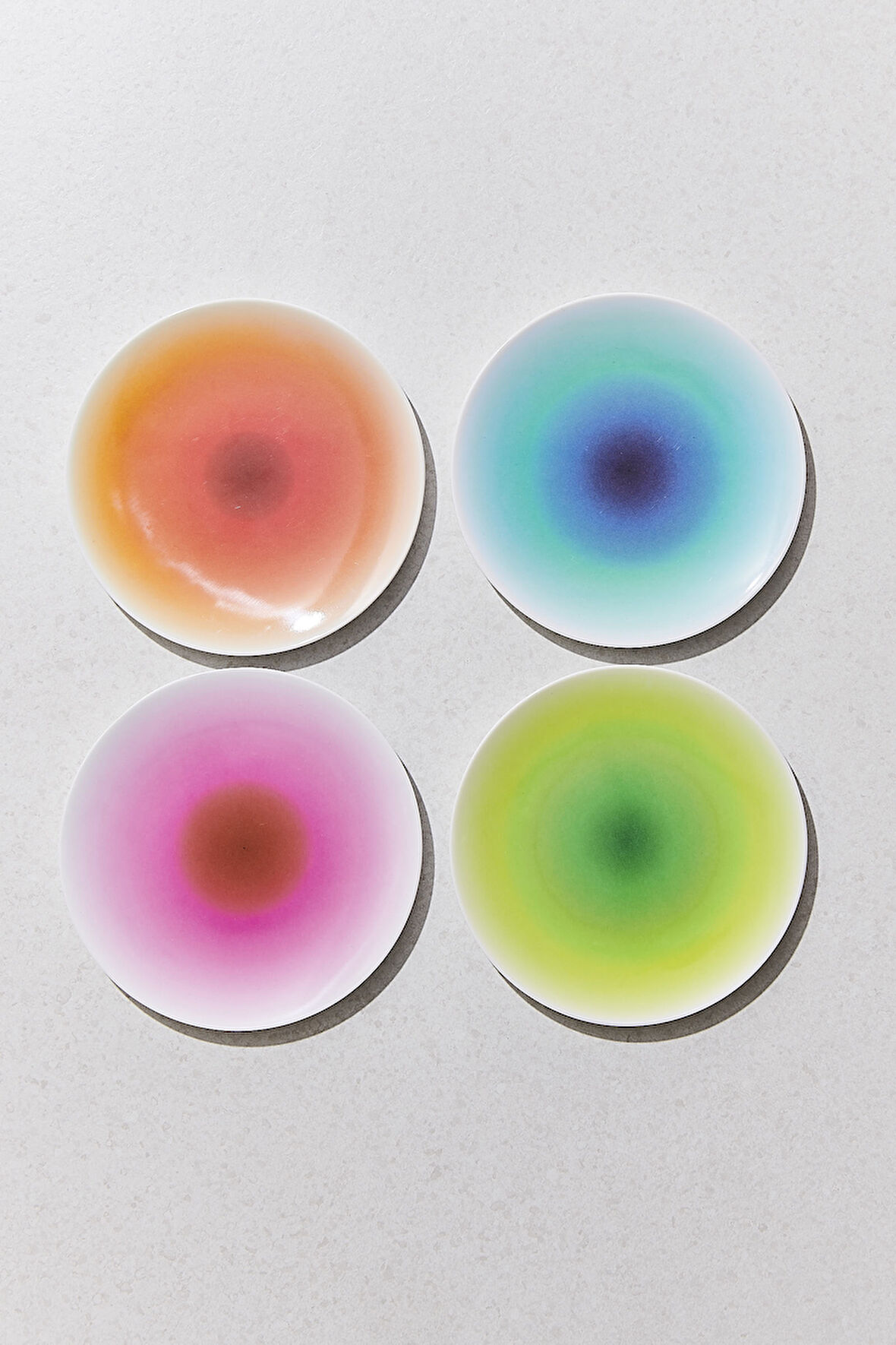 Ombre Melamin Tabak Seti 4'lü