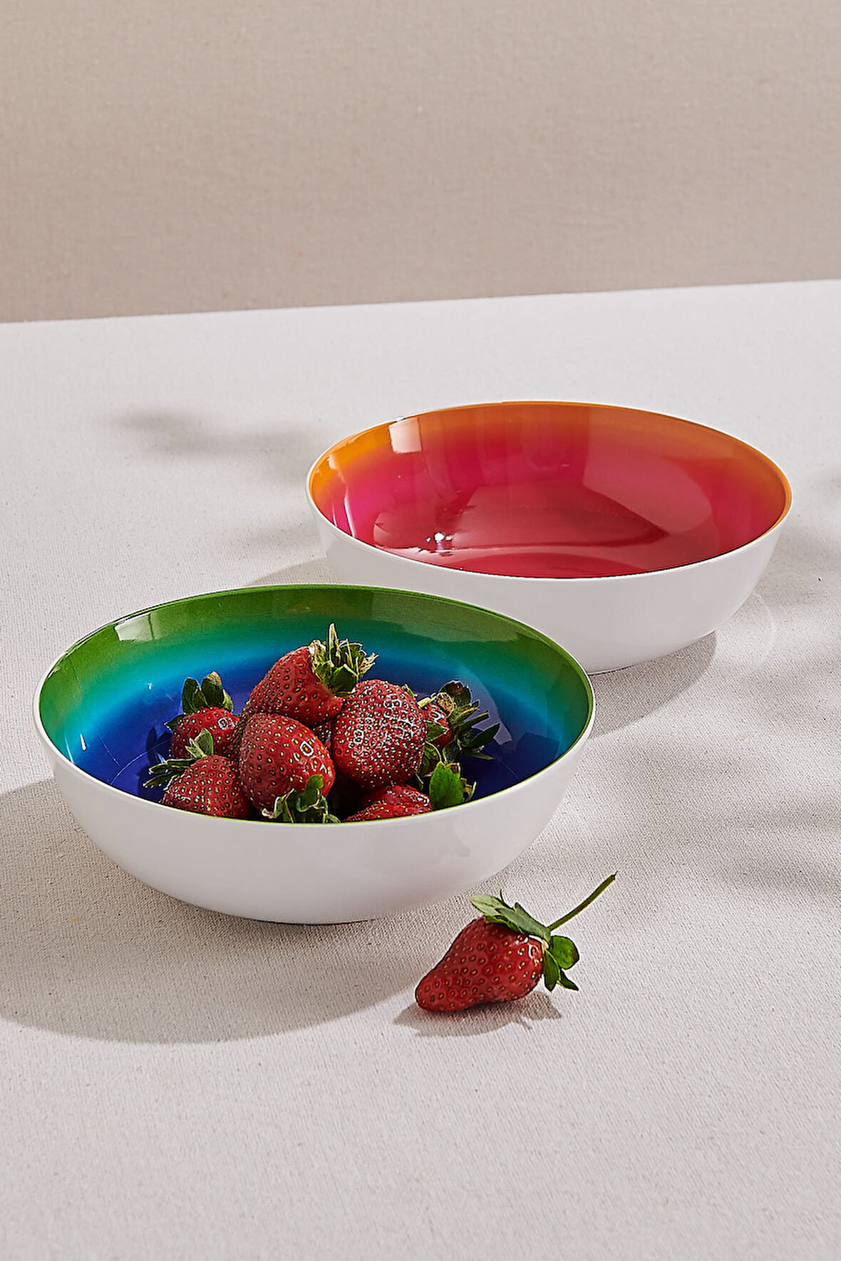 Ombre Melamin Kase Büyük Pembe