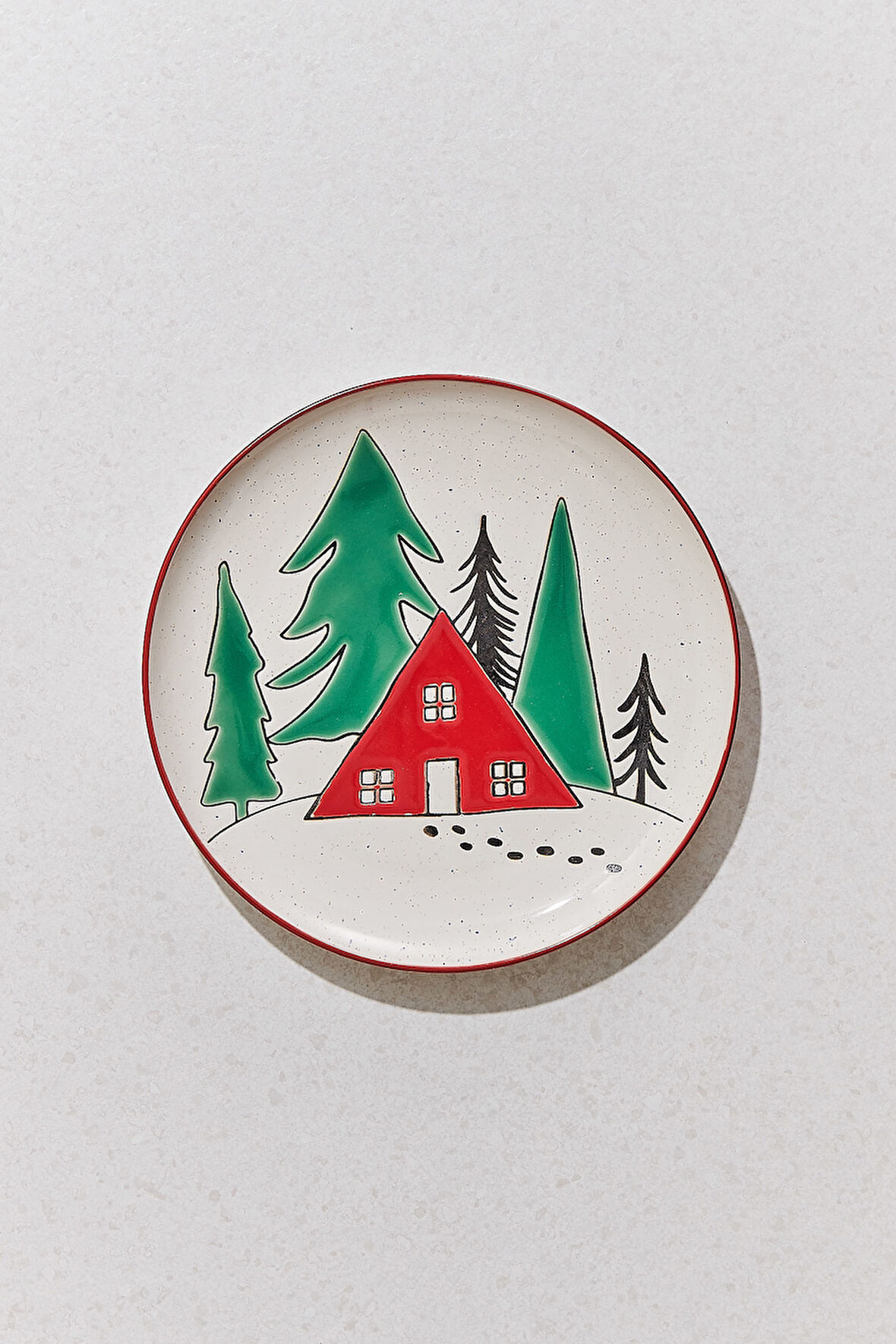 Winterfest Seramik Pasta Tabağı