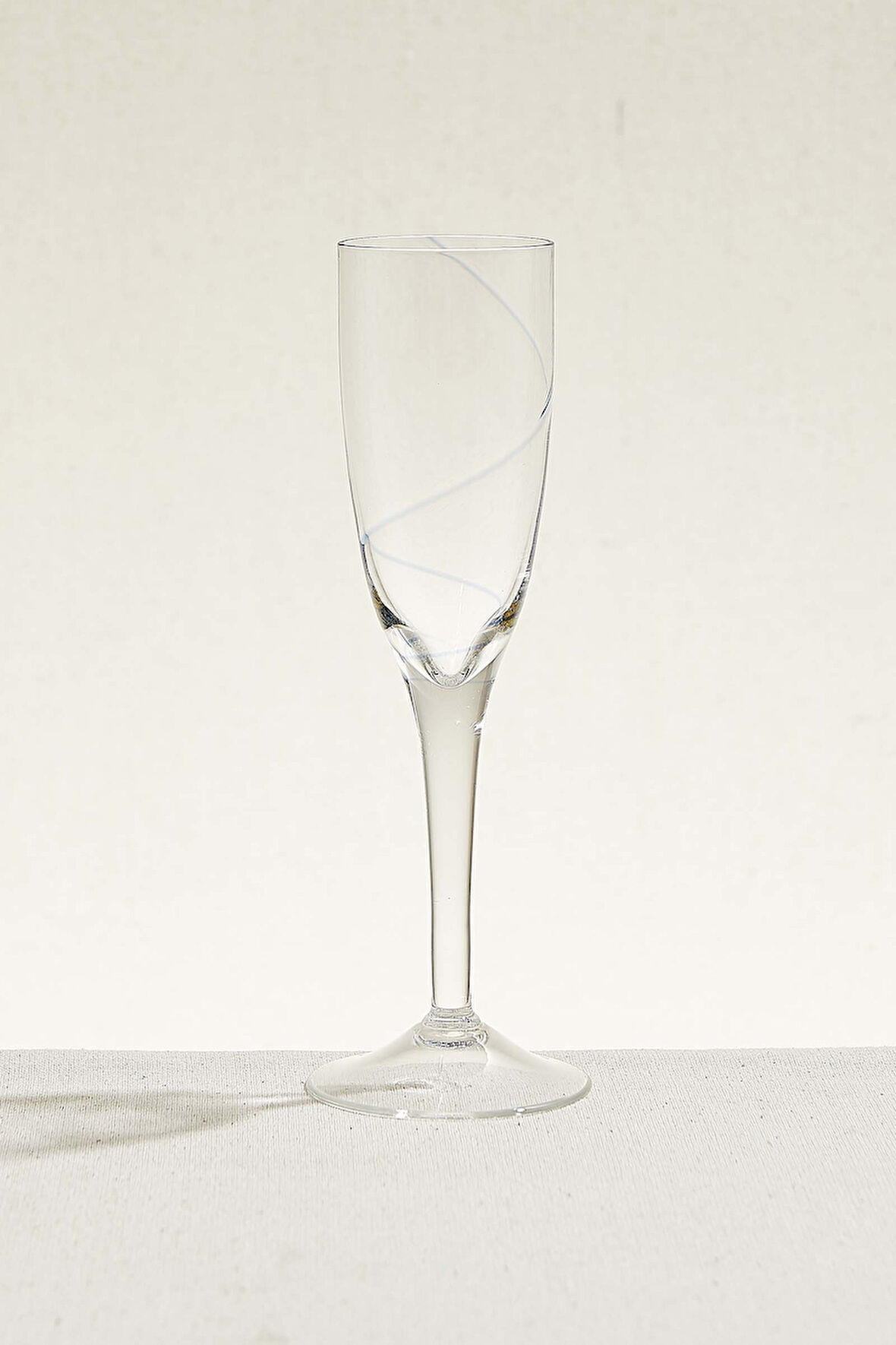 Sarmal Şampanya Bardağı Mavi