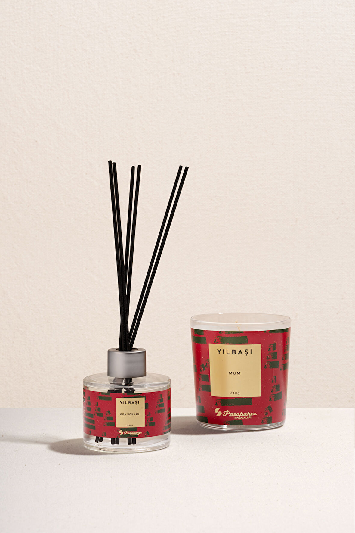 Oda Kokusu ve Mum Seti Yılbaşı