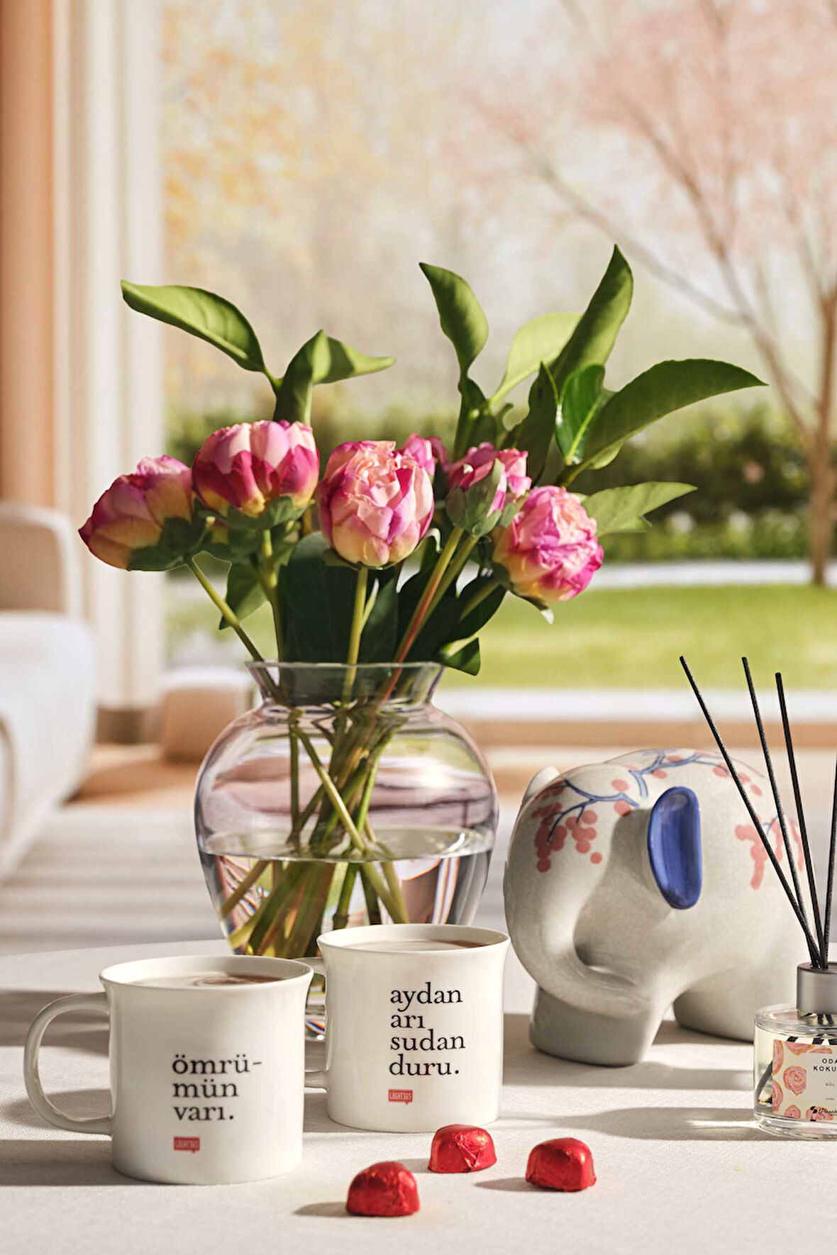 "Ömrümün Varı" Porselen Kupa