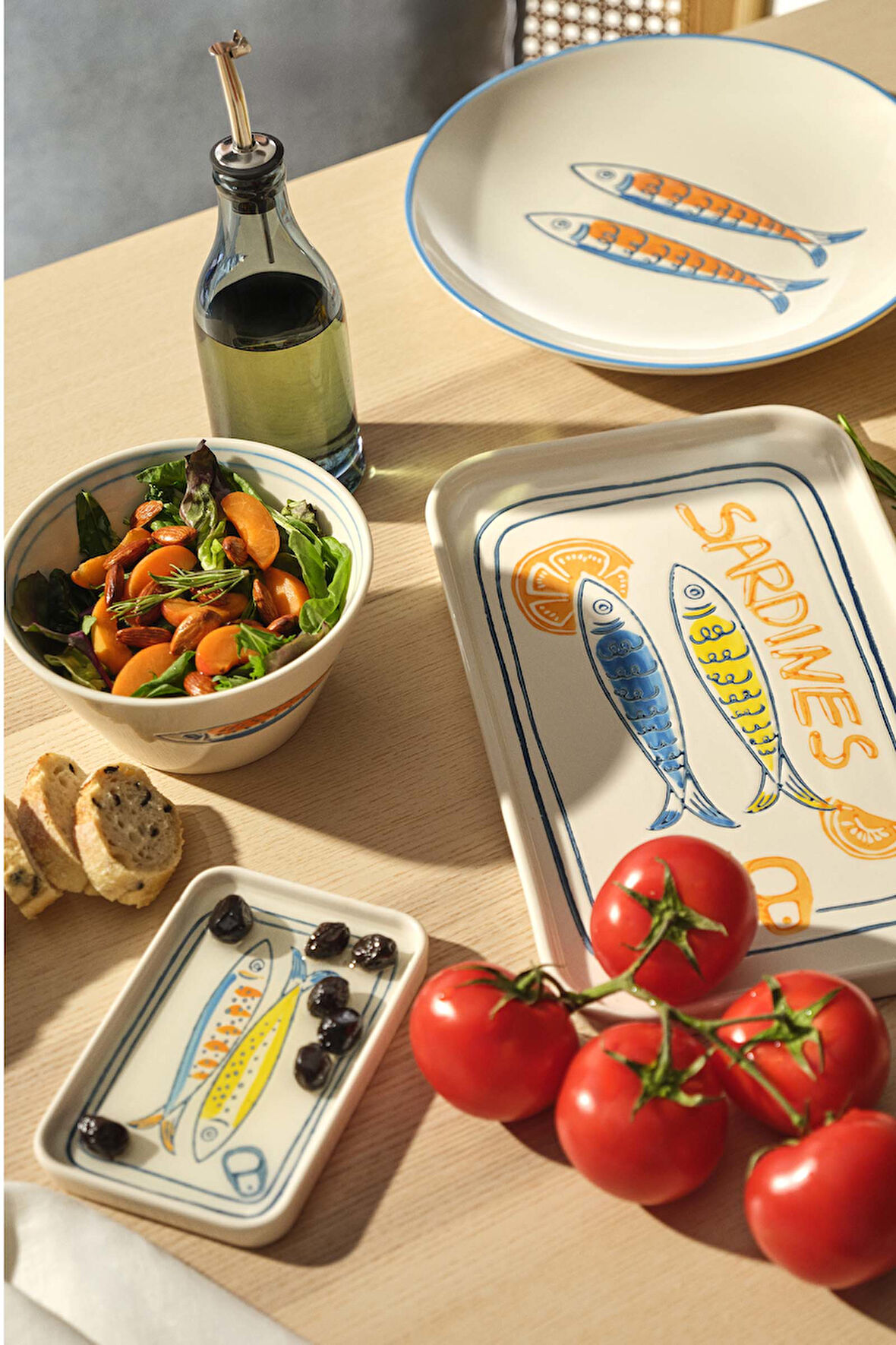 Sardines Seramik Salata Kasesi