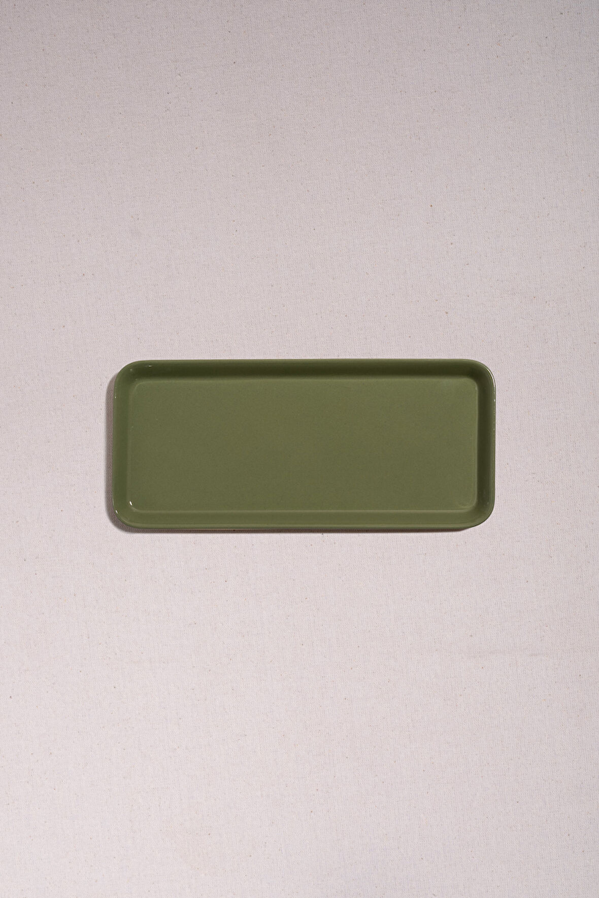 Faroe Seramik Dikdörtgen Servis Tabağı Yeşil