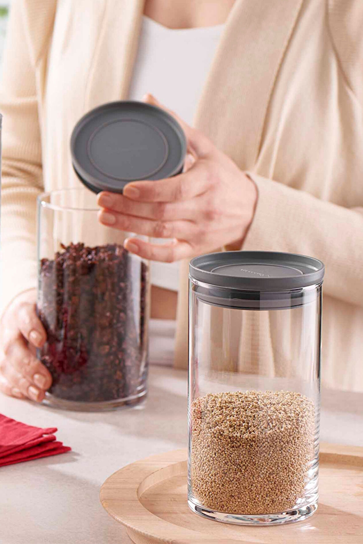 Breakfast Club X Gri Kapaklı Kavanoz 730 cc