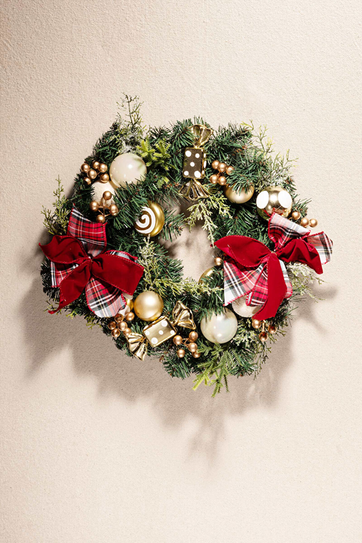 Candy Çelenk / Kapı Süsü 40 Cm