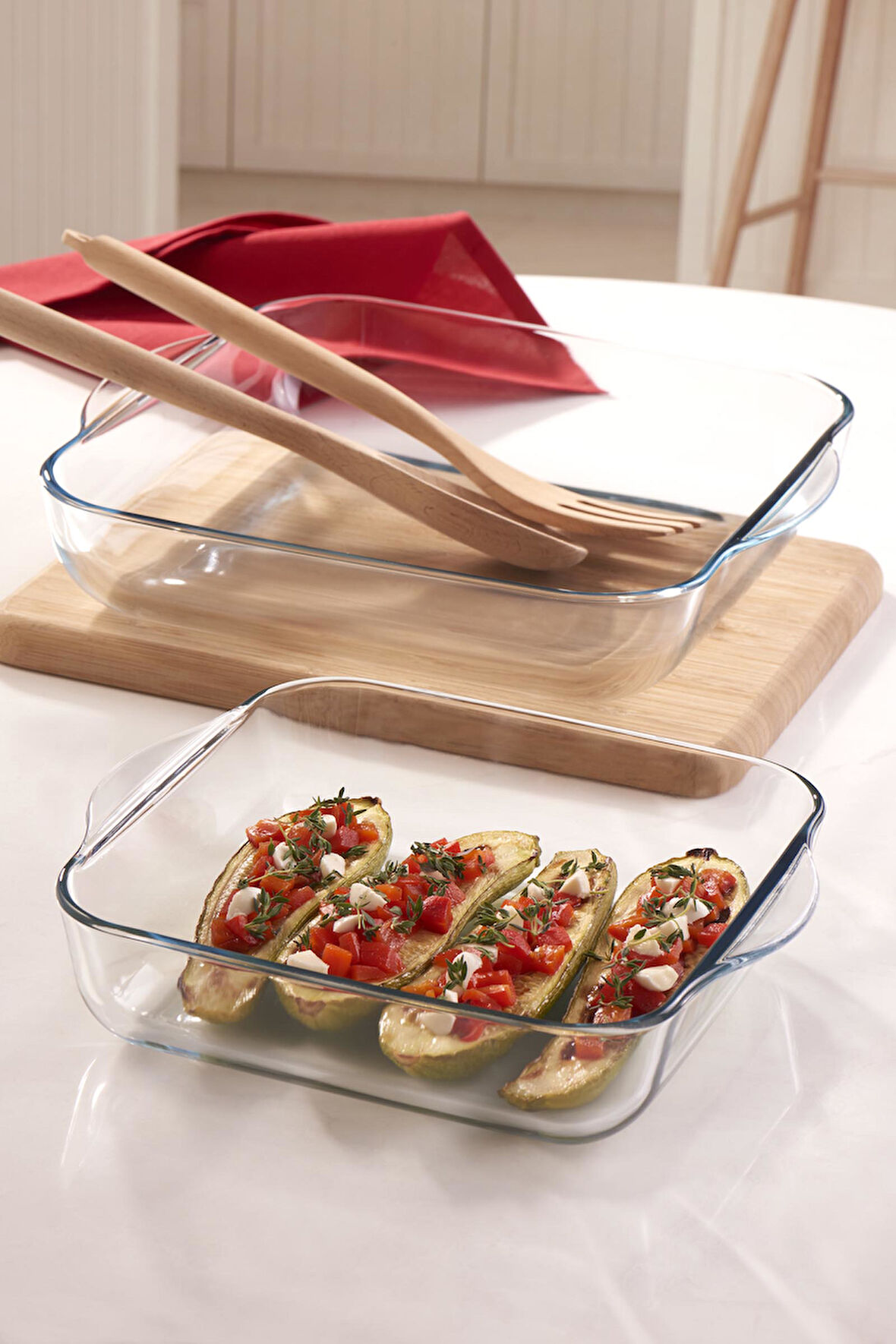 Borcam 2'li Kare Fırın Seti