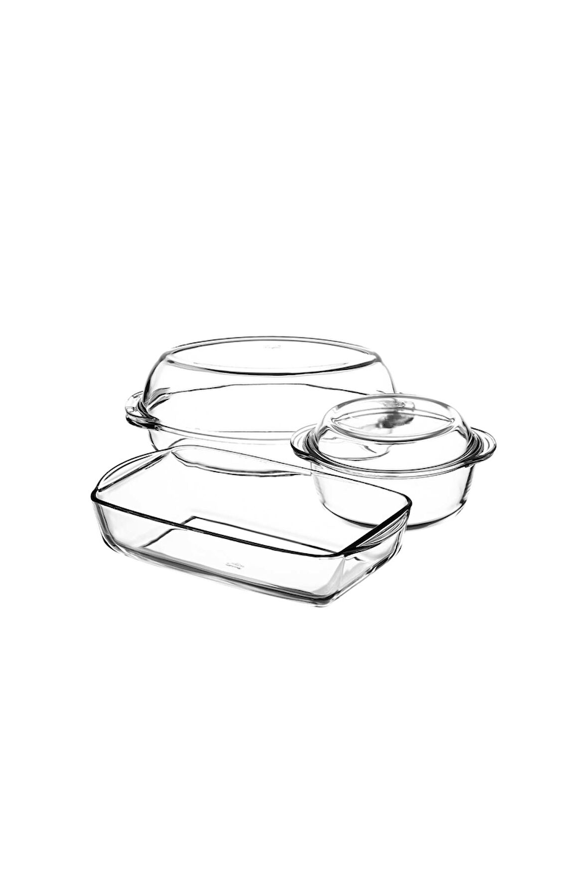  Borcam 2+1 Fırın Kabı Seti