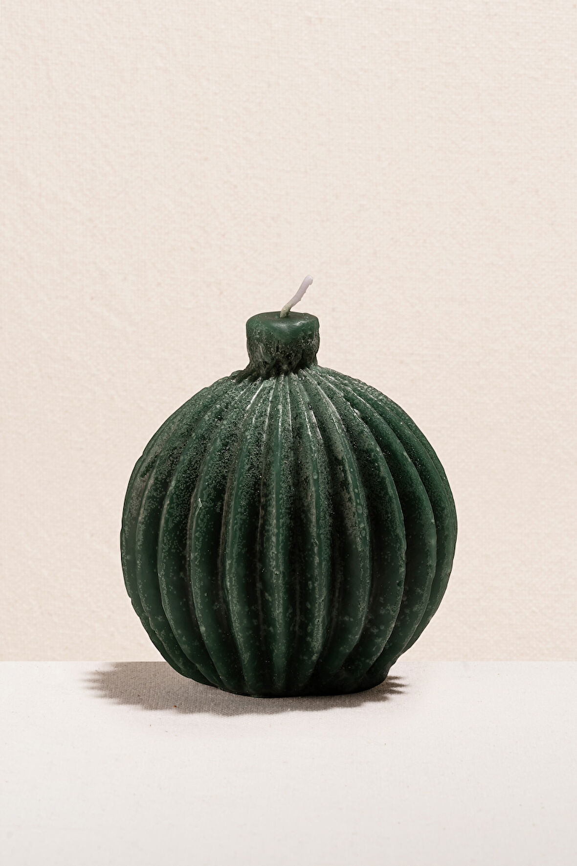 Yılbaşı Süs Mum 10 Cm Yeşil