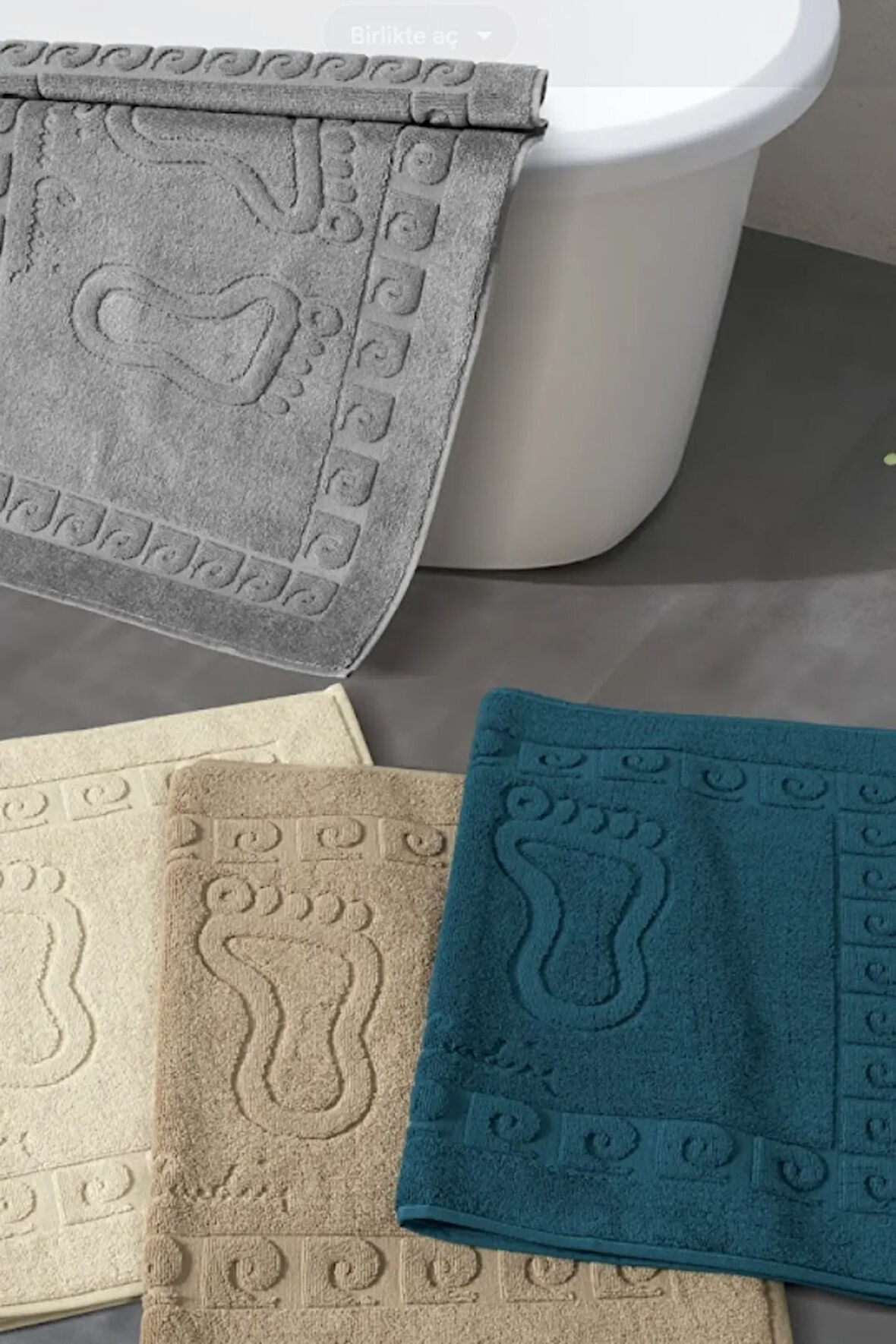 Pierre Cardin 4'lü Soft Ayak Havlusu Touch