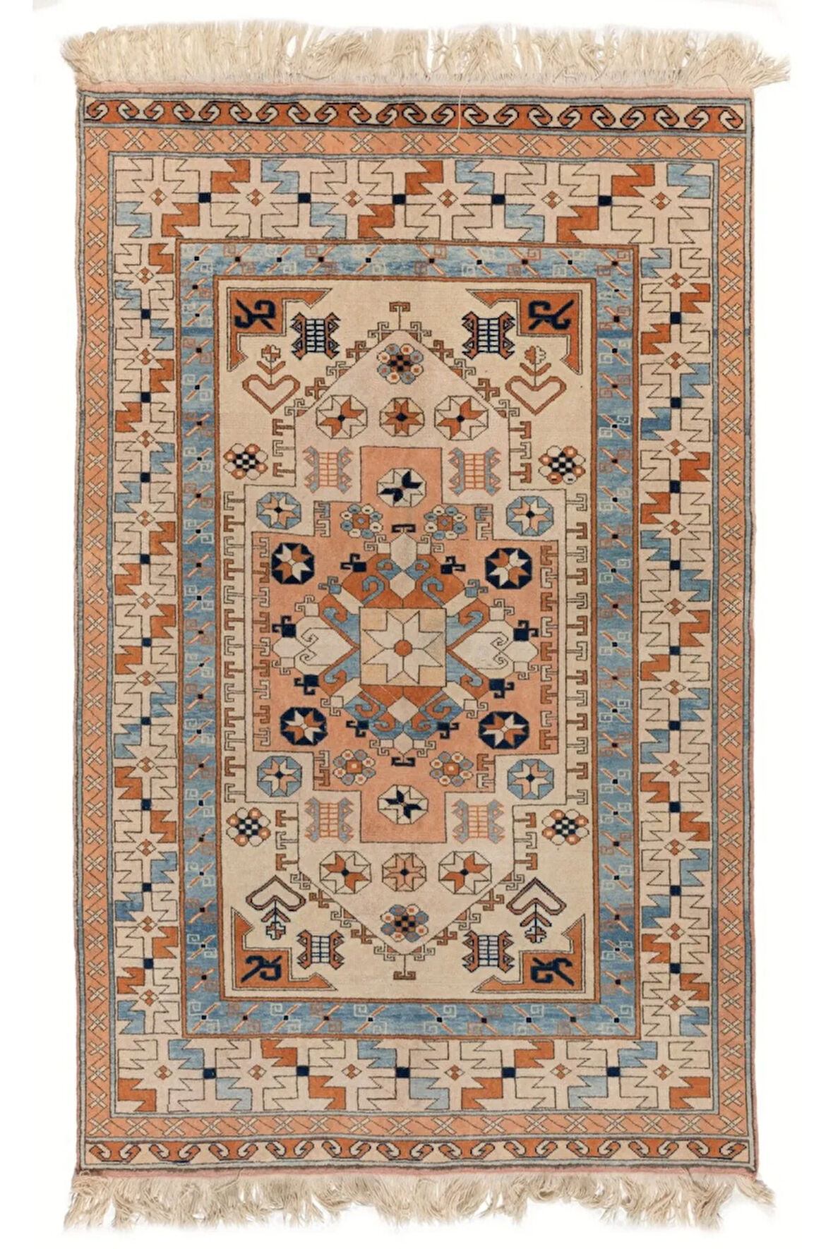 155x243 cm Eski Anadolu Halısı, Eşsiz El Dokuma Halı, Yünlü El düğümlü halı