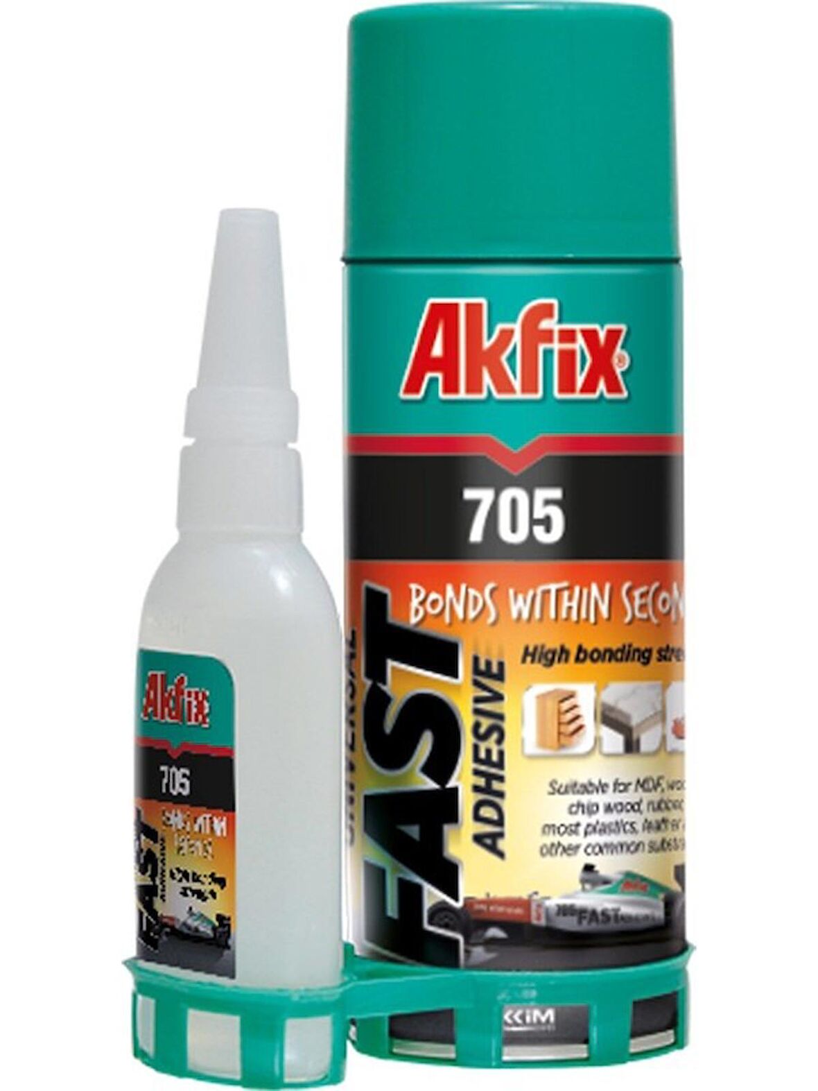 Akfix 705 Mdf Kit Hızlı Yapıştırıcı 200Ml + 50Gr