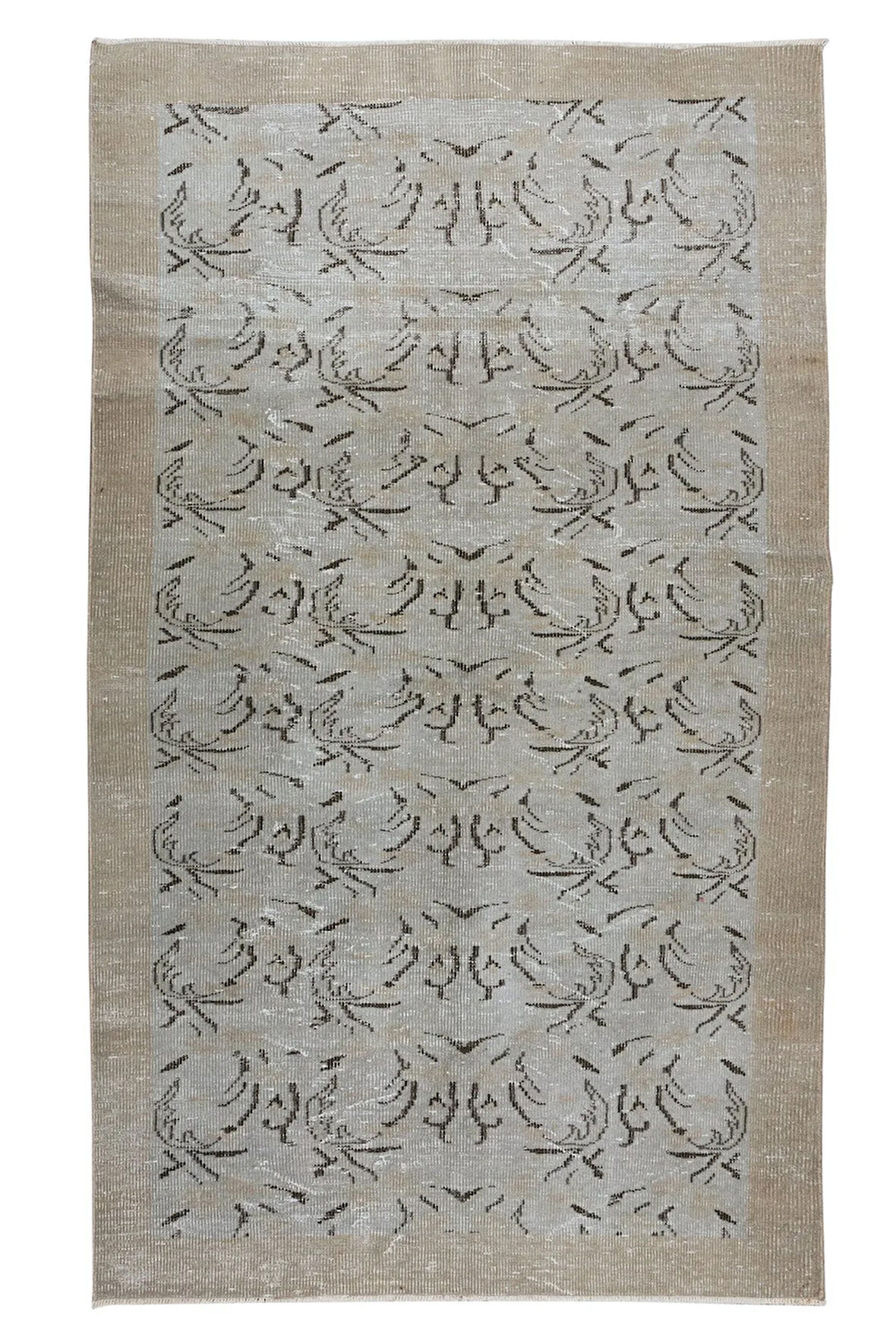 157x269 cm Oturma Odası Dekoru için Eski El Yapımı Alan Halı, Misafir Odası Halısı