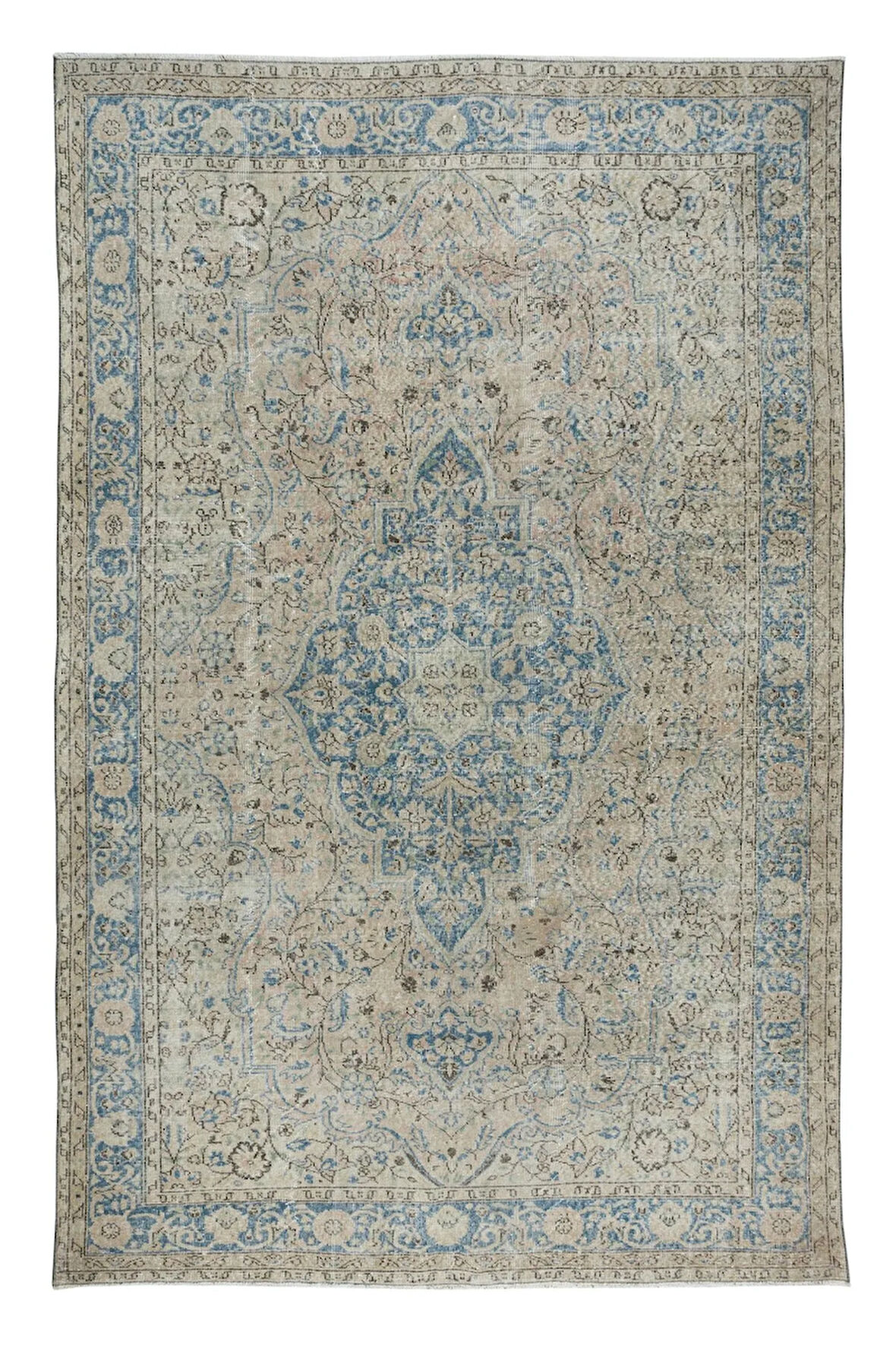 214x320 cm Türünün Tek örneği Anadolu Halısı, Yaklaşık 1950'lerden, El Yapımı Yünlü Halı
