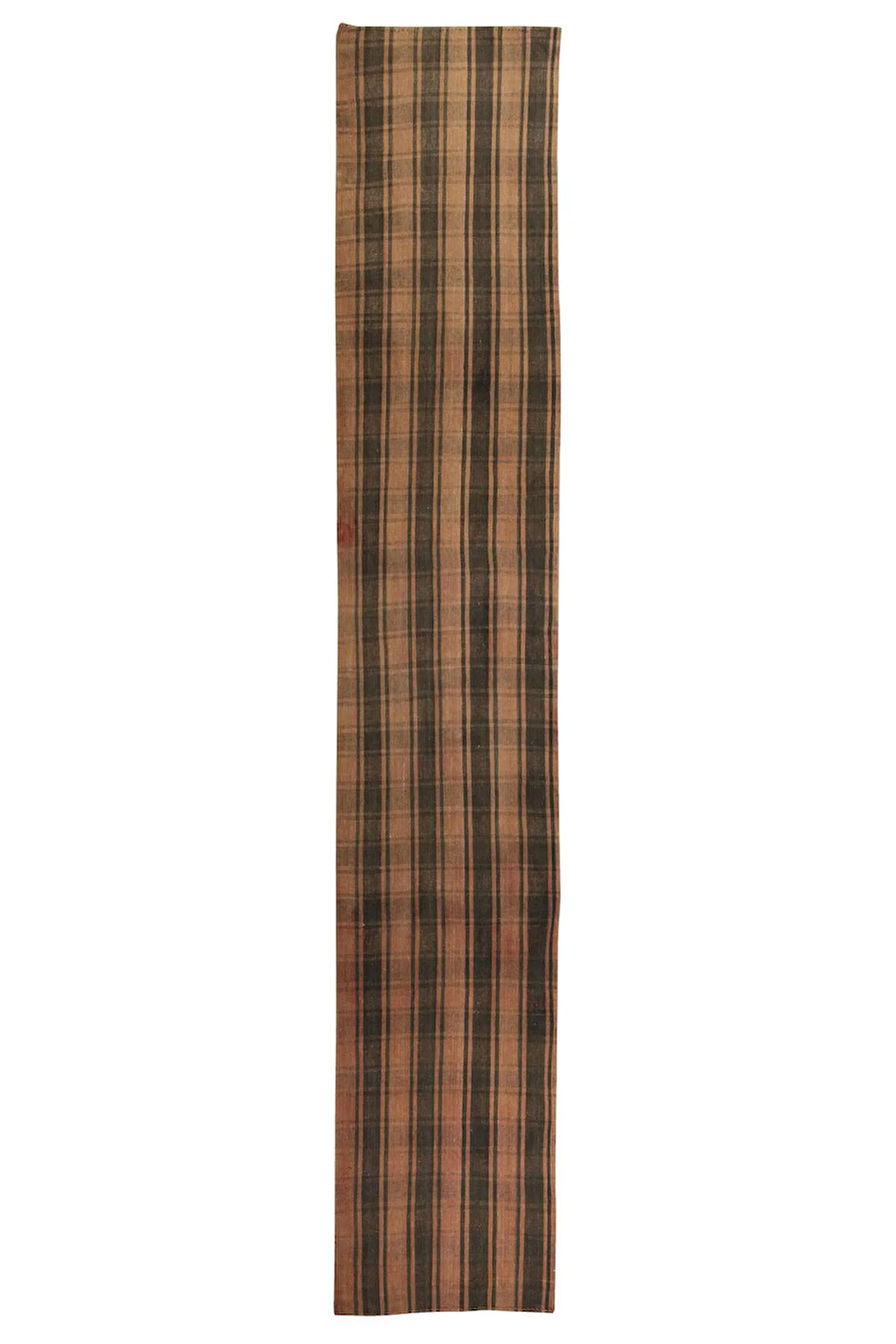 103x590 cm Eski Anadolu Uzun Yolluk Kilim Halı, El Yapımı Merdiven Halısı, Koridor Halısı