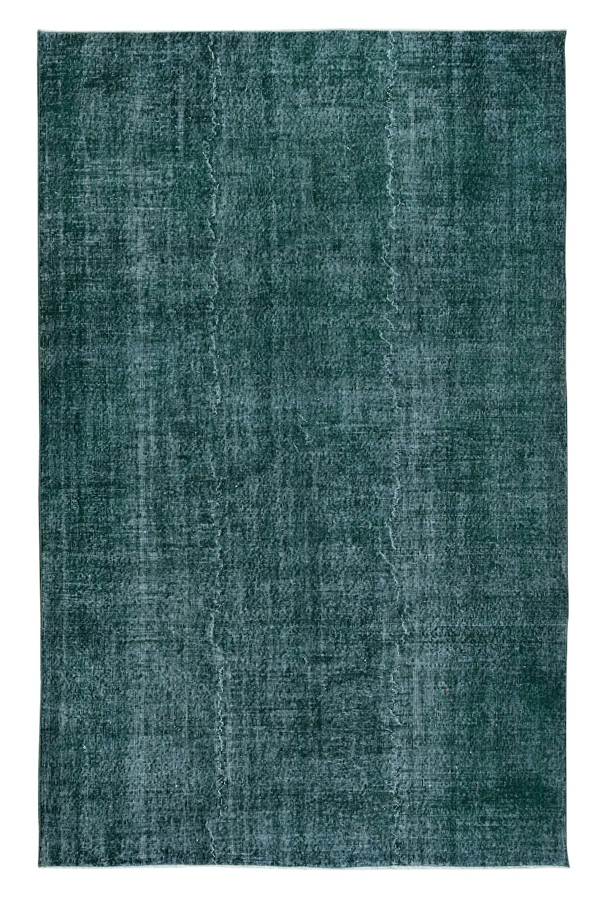 200x320 cm El Yapımı Türk Halısı, Yeşil El Dokuması Halı, Modern Yünlü Halı