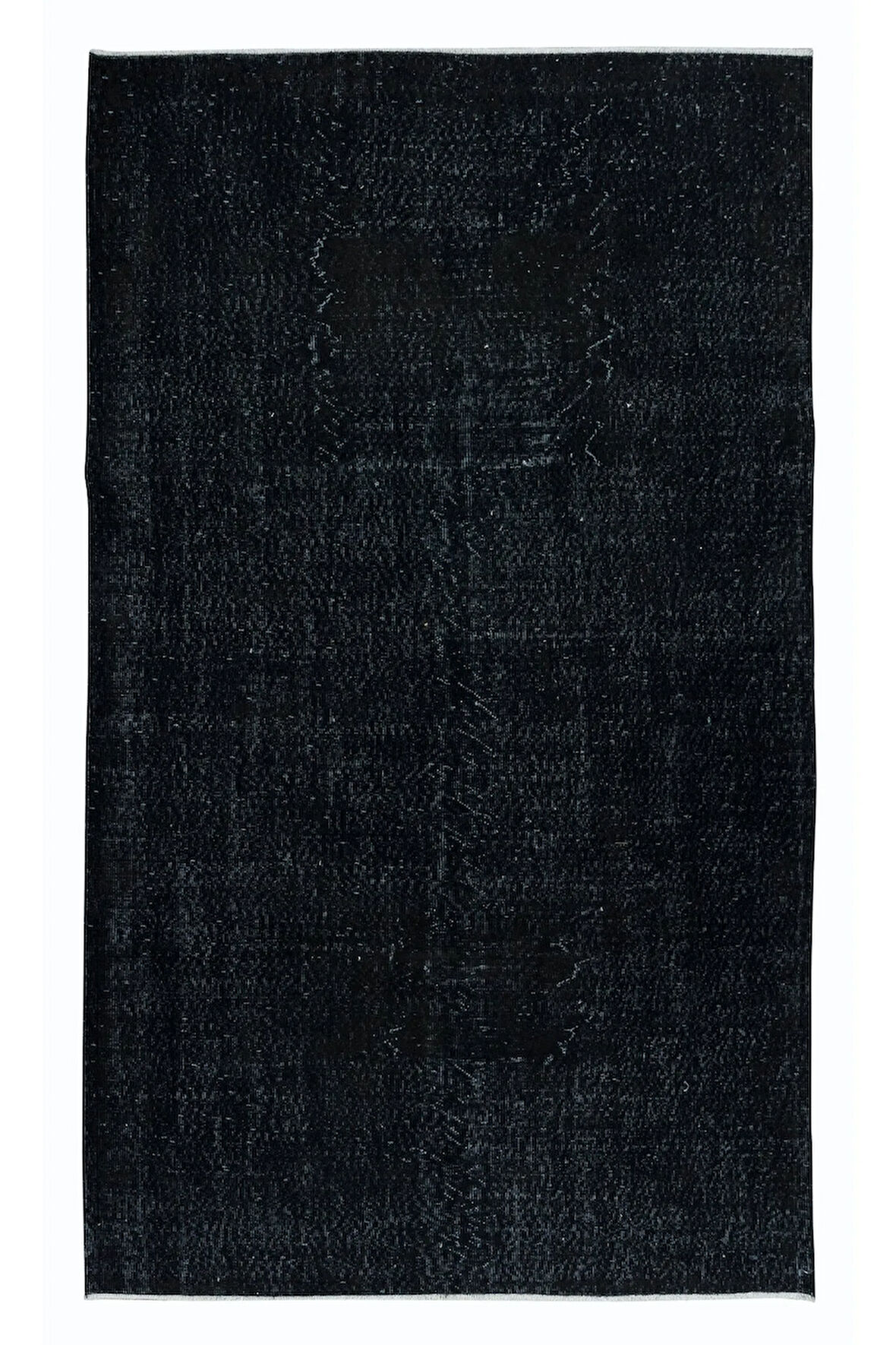 164x272 cm Düz Siyah El Dokuması Halı, Mutfak ve Yemek Odası için Modern Halı