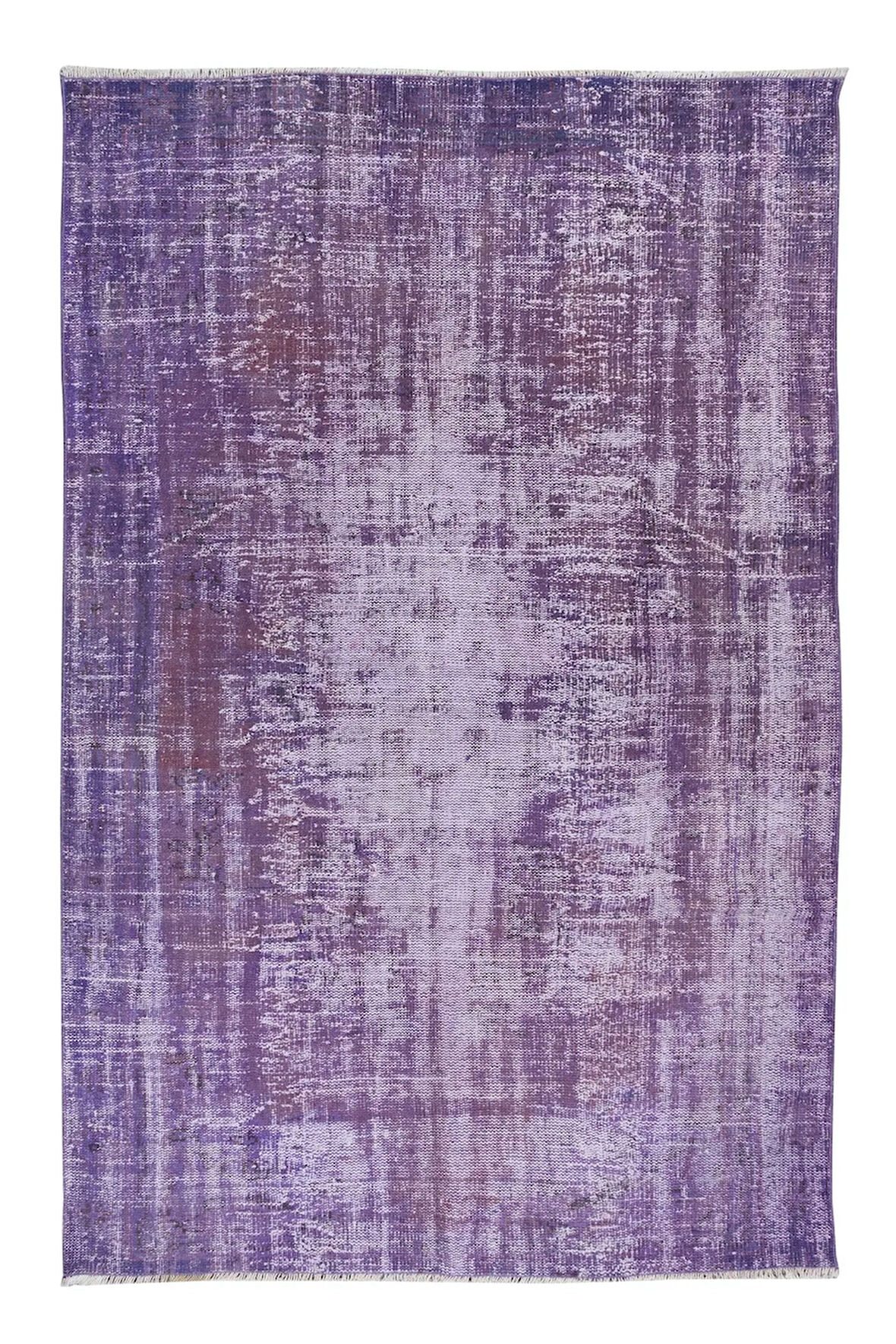 167x255 cm Mor Dış & İç Mekan Halısı, El Yapımı Halı, El Dokuma Türk Halısı, Eski Yenilenmiş Halı