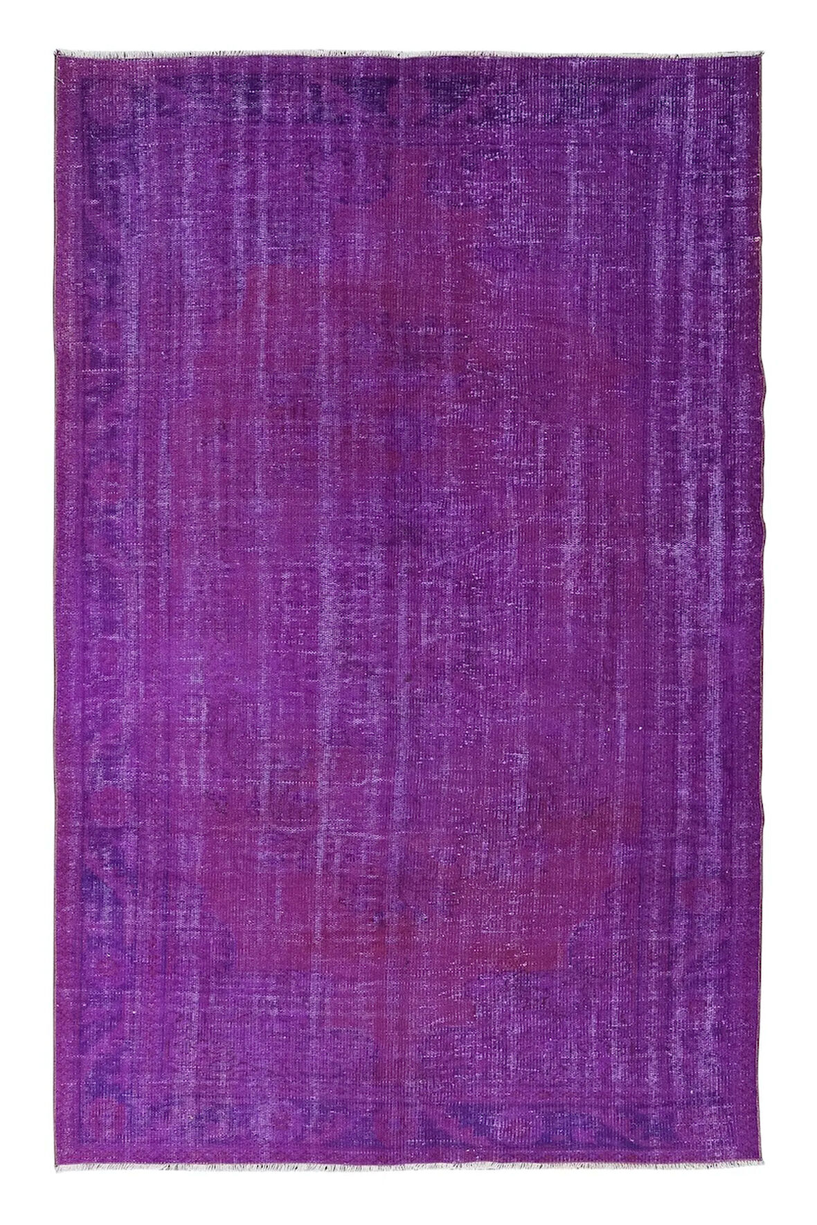 178x278 cm Modern Ev Dekoru Halı, El Dokuma Halı, Yenilenmiş Mor Halı, Türkiye'den El Yapımı Halı