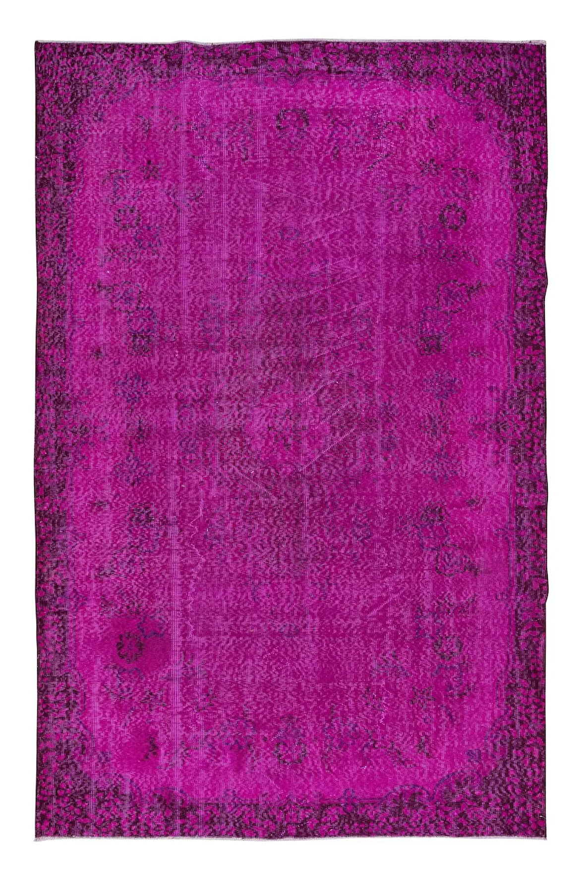 175x279 cm, Geleneksel El Dokuması Pembe Halı, Anadolu'dan Yünlü Halı, Modern Alan Halısı