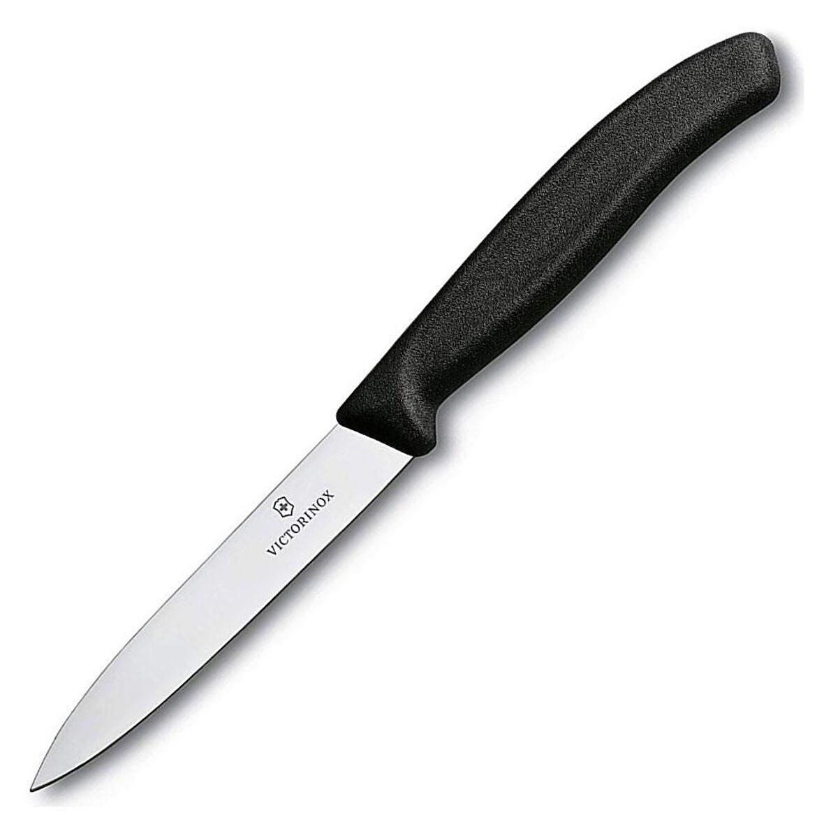 VİCTORİNOX SİVRİ UÇLU DÜZ SOYMA BIÇAĞI 10 CM SİYAH RENK 