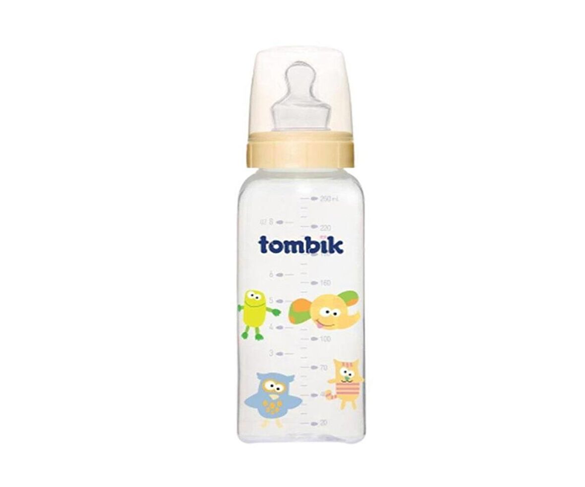 Tombik Şaşkın Hayvancıklar PP Biberon 250 ML (%0 BPA) / sarı