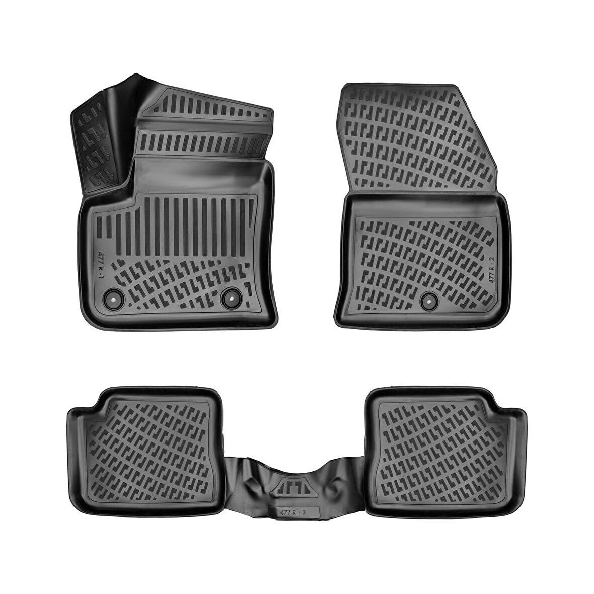 Rizline Alfa Romeo Junior Elettrica 2024 Sonrası 3D Araca Özel Havuzlu Paspas