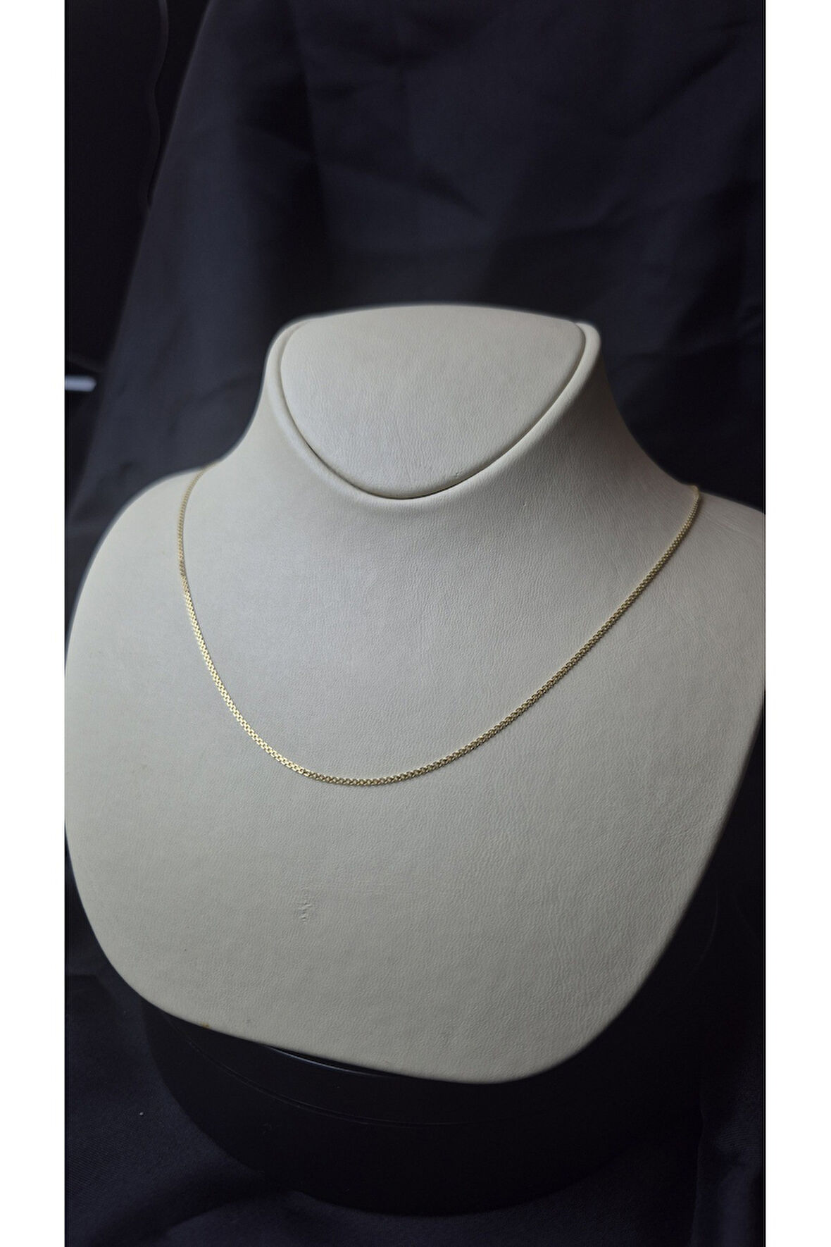 14 Ayar Altın İnce Bismark Parlak Kolye