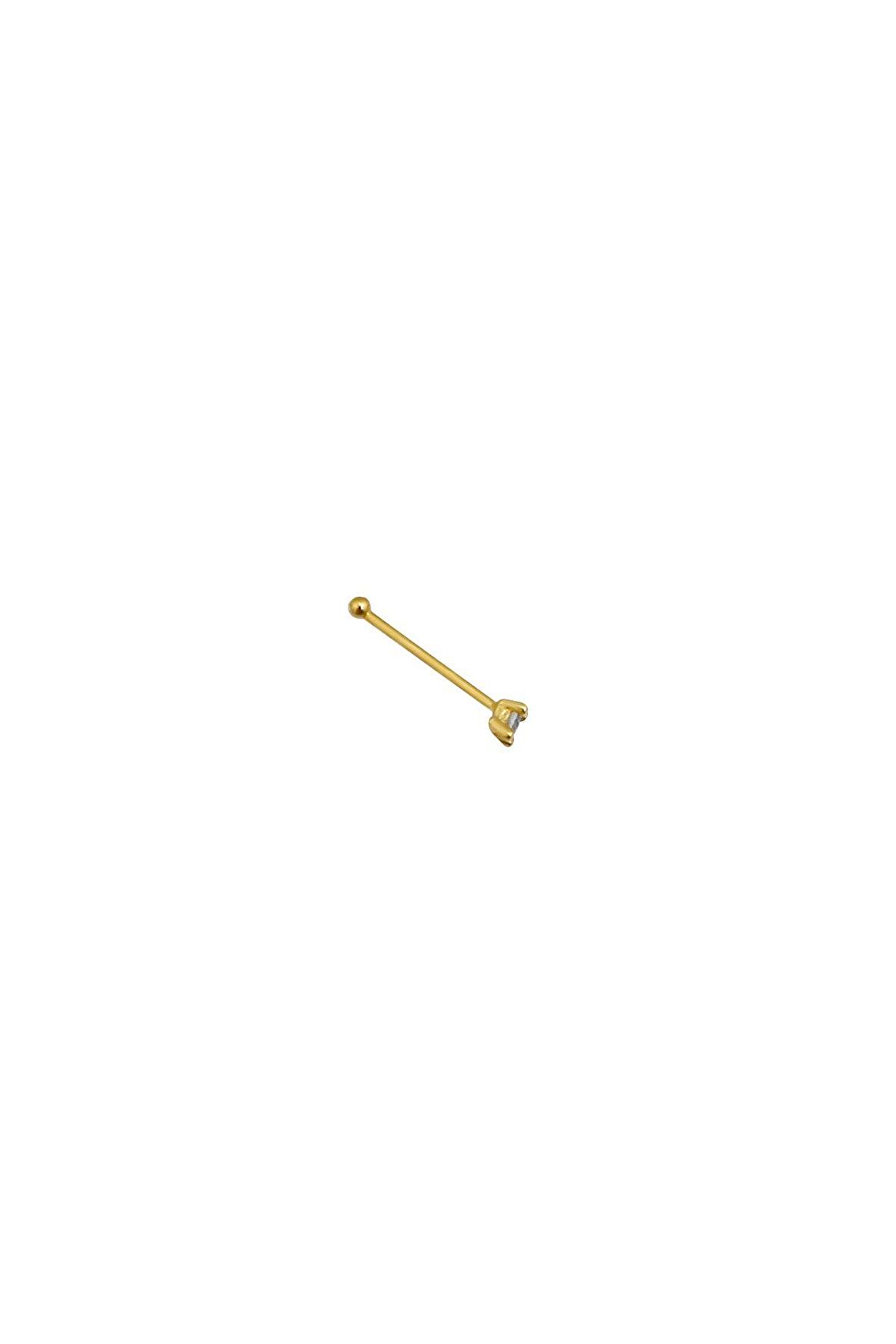 Altınkesesi 14 Ayar Altın Tektaş Hızma Piercing