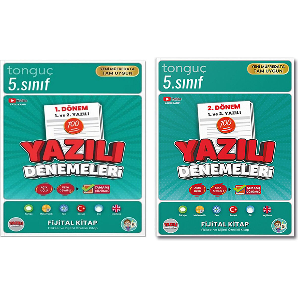 Tonguç 5. Sınıf Yazılı Denemeleri 2. Dönem 1 ve 2. Yazılı+2. Dönem 1 ve 2. Yazılı Notları