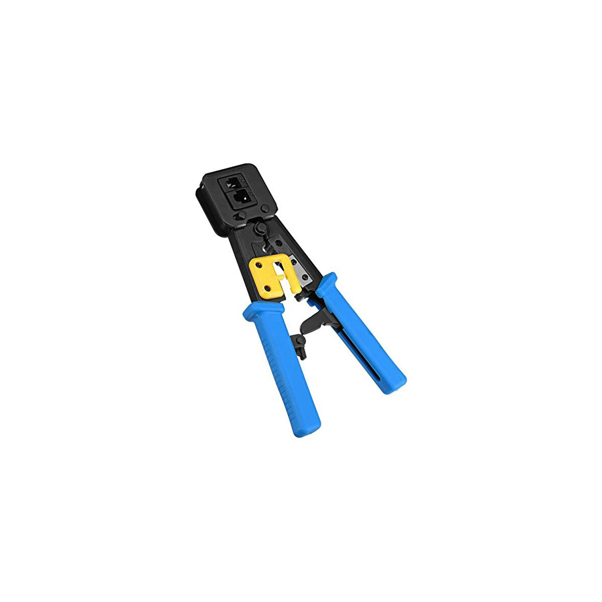 Technozi Yeni Nesil Konnektör RJ45 RJ11 RJ12 Cat5 Cat6 Kolay Lüx  Sıkma Pensesi