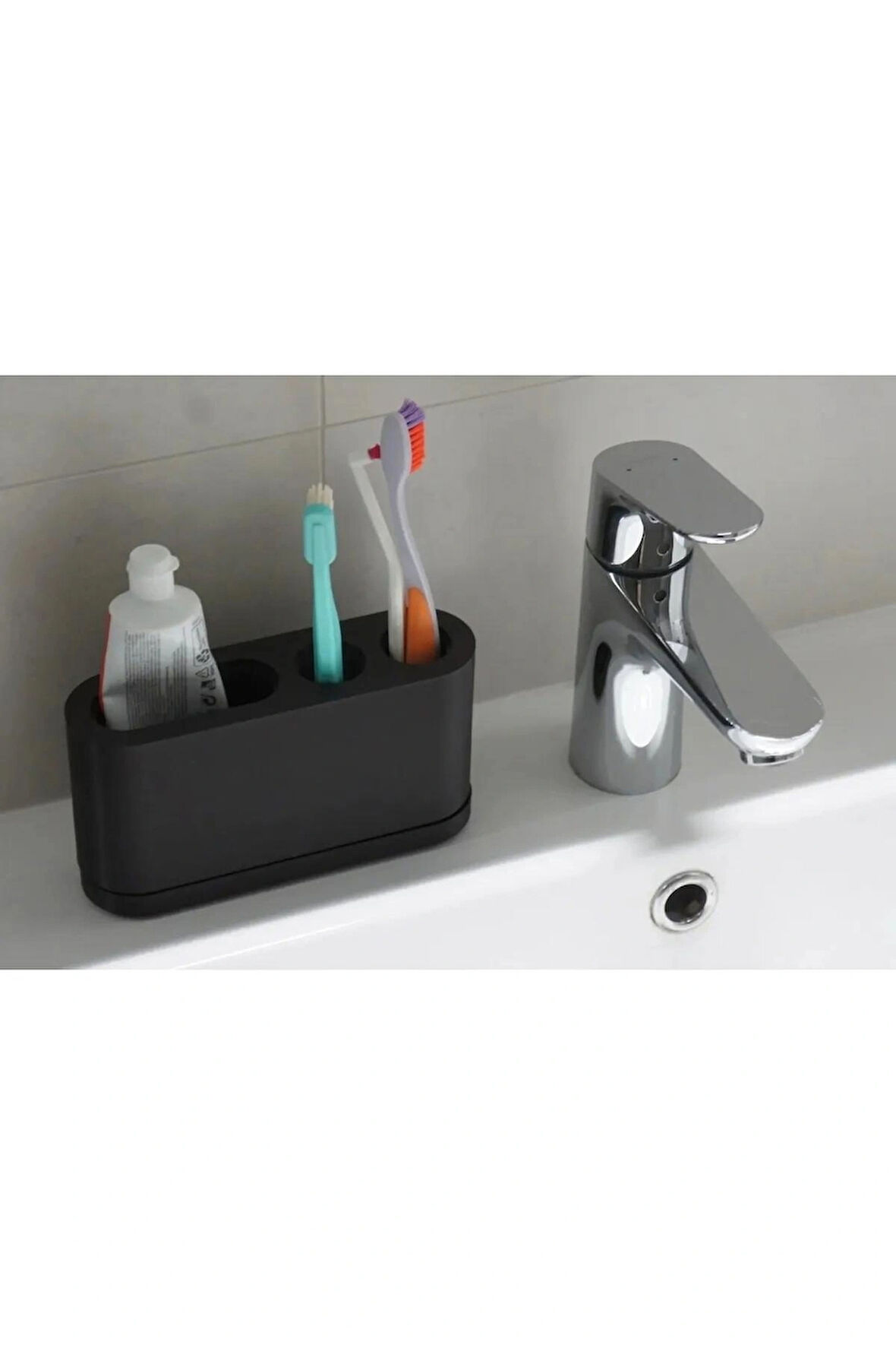 CosmosCfart Plastik Diş Fırçalık,Siyah