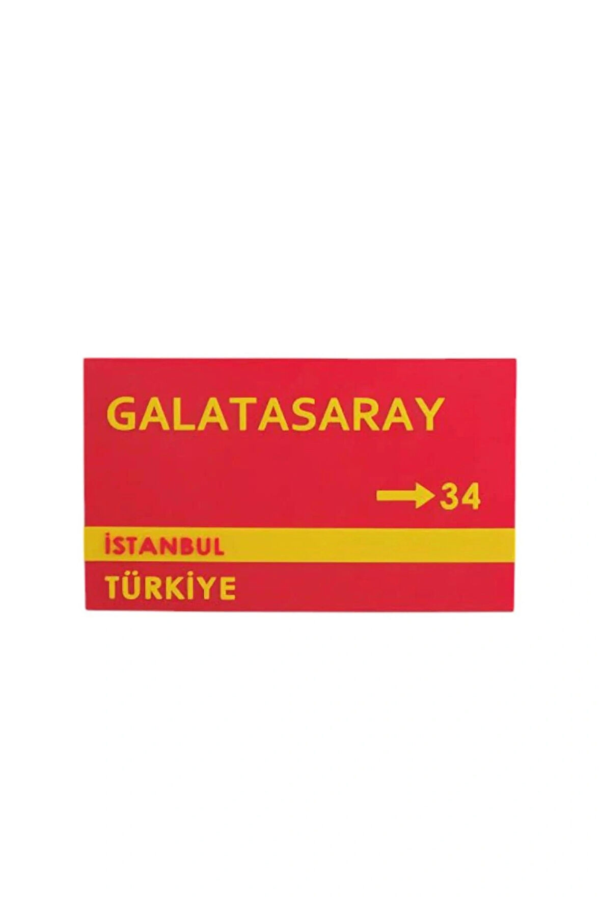 Cosmos Craft Galatasaray Duvar Süsü, 24 cm, plastik