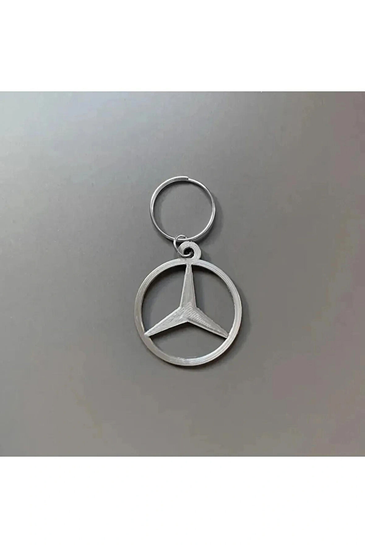 Cosmos Craft Gri renk mercedes, plastik anahtarlık