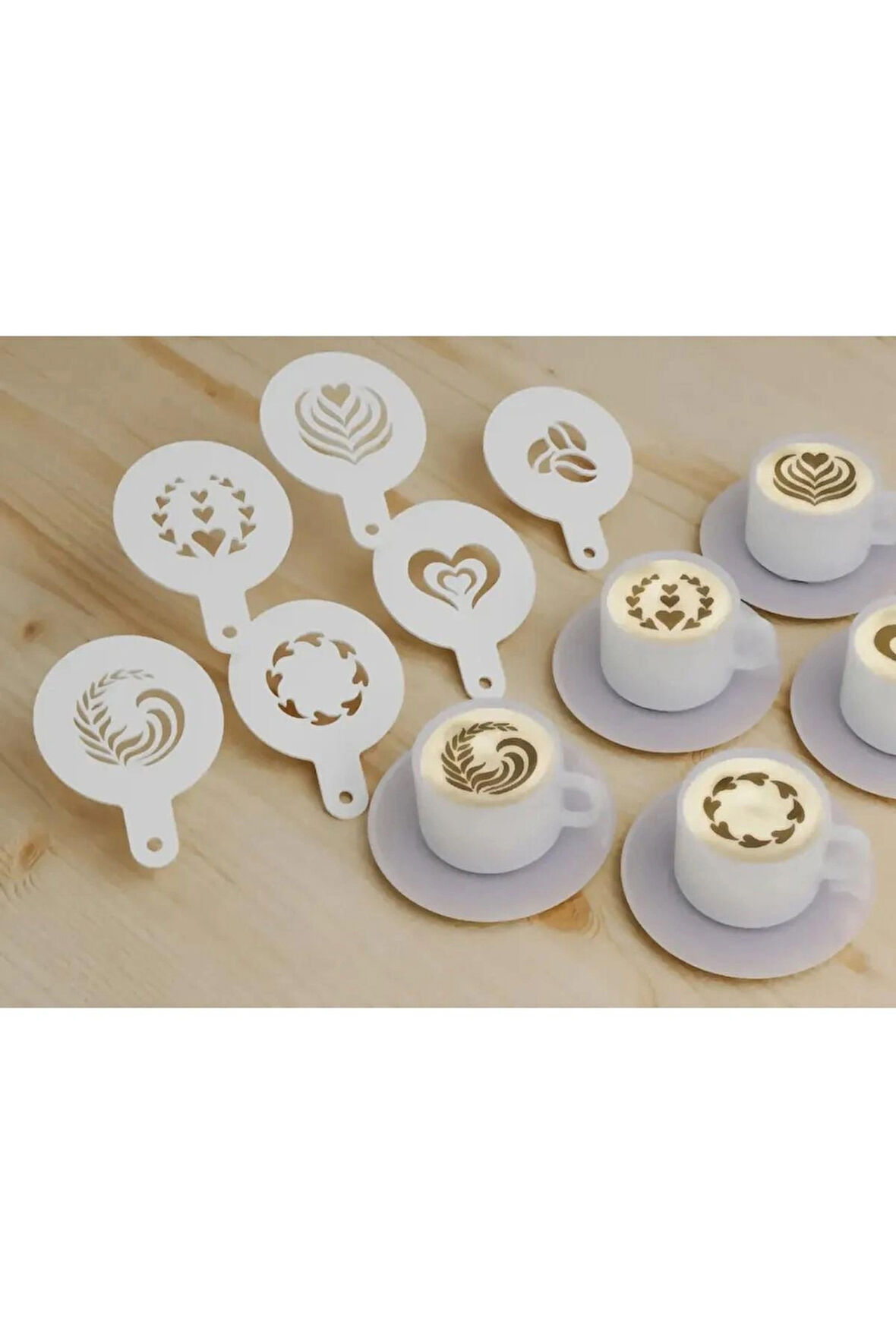 Cosmos Craft 6 adet kahve süsleme aparatı,plastik