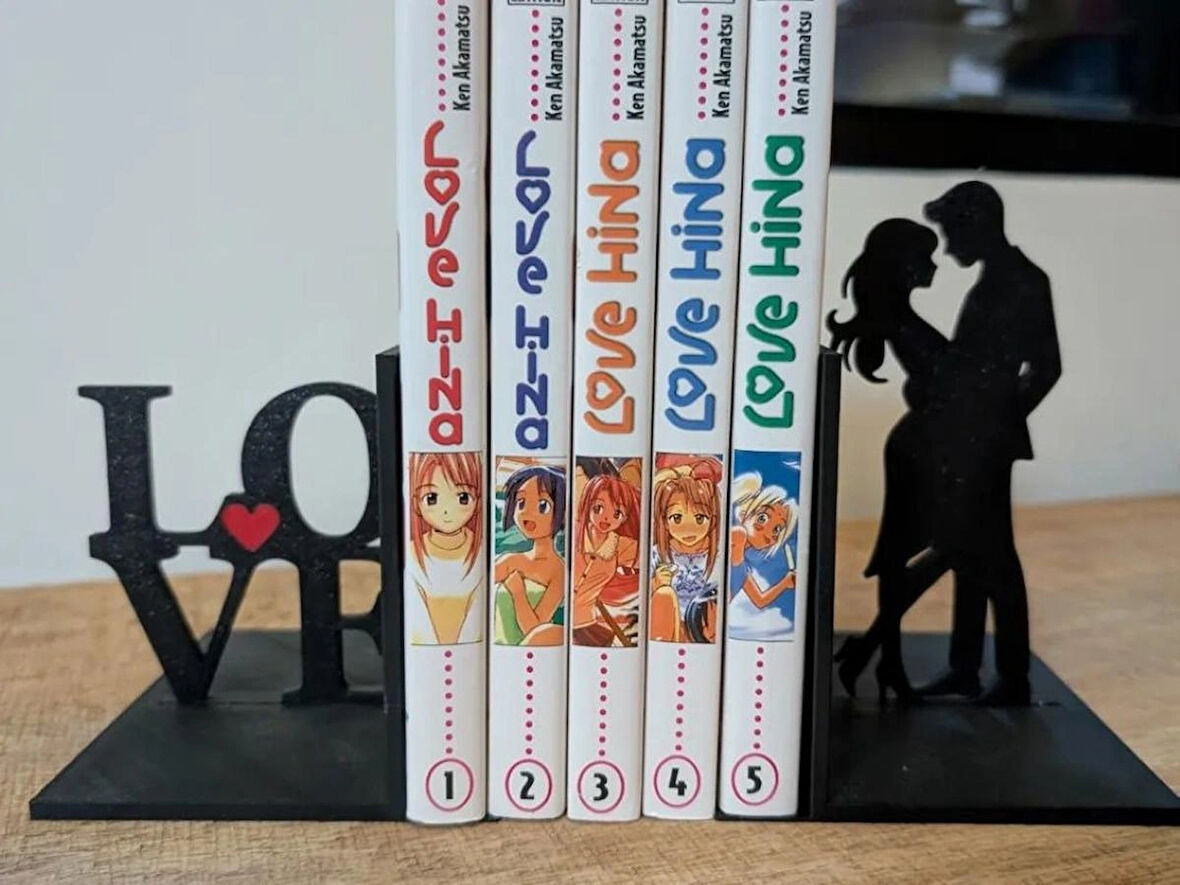 Cosmos Craft Love kitap tutucu,PLA,siyah