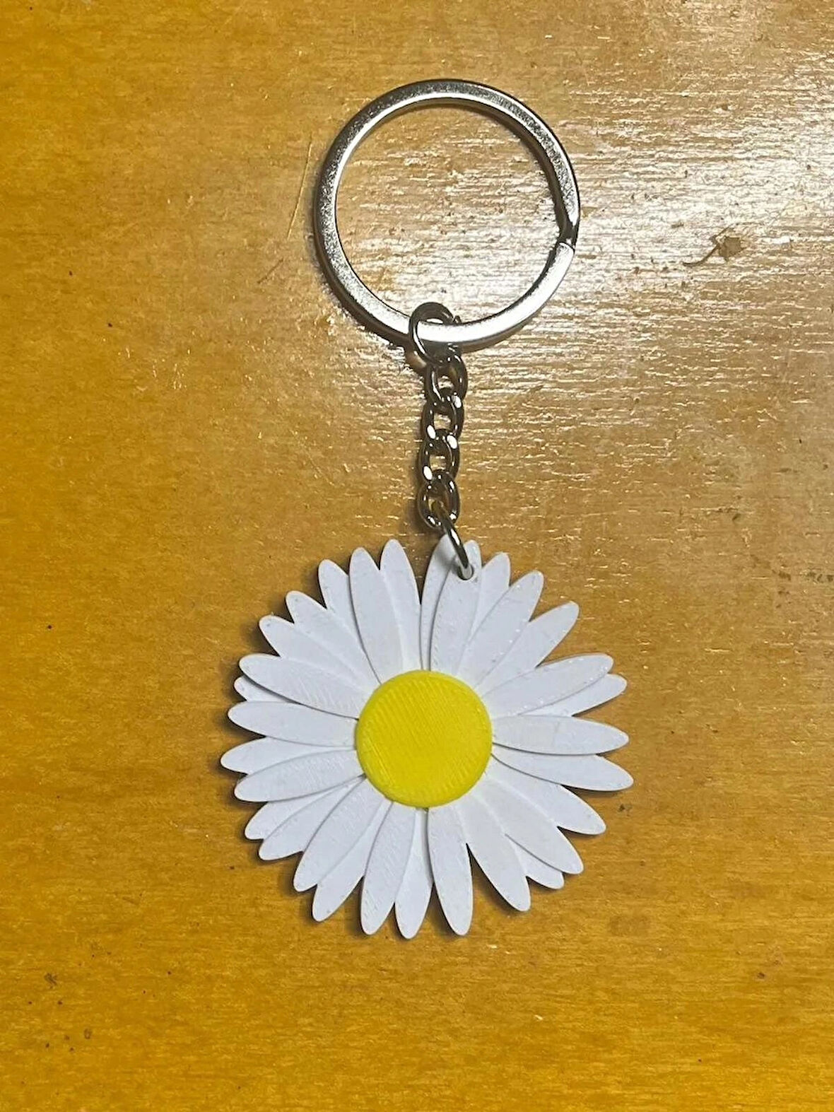 Cosmos Craft Papatya figürlü anahtarlık,plastik