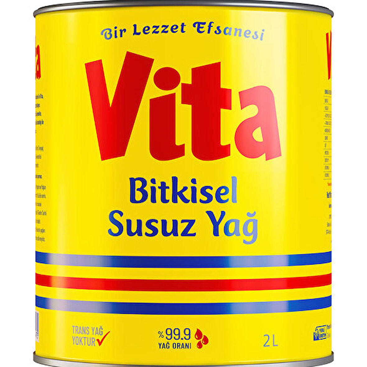 Vita Bitkisel Susuz Vita Yağ 2 lt