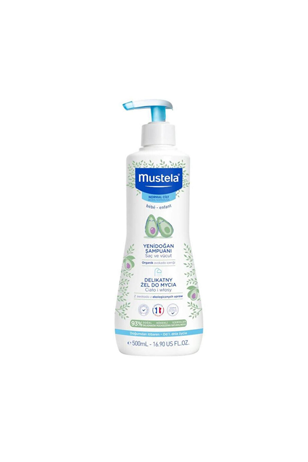 Mustela Yenidoğan Şampuanı 500 ml
