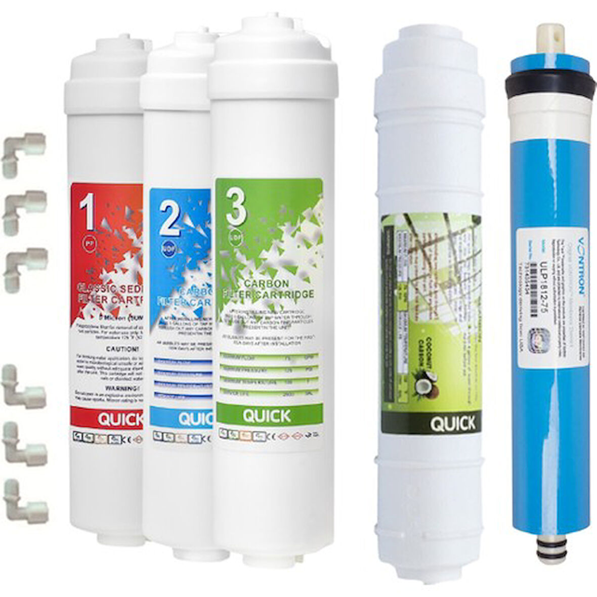 Kapalı Kasa Arıtma Cihazı Filtresi 5'li Set Membranlı