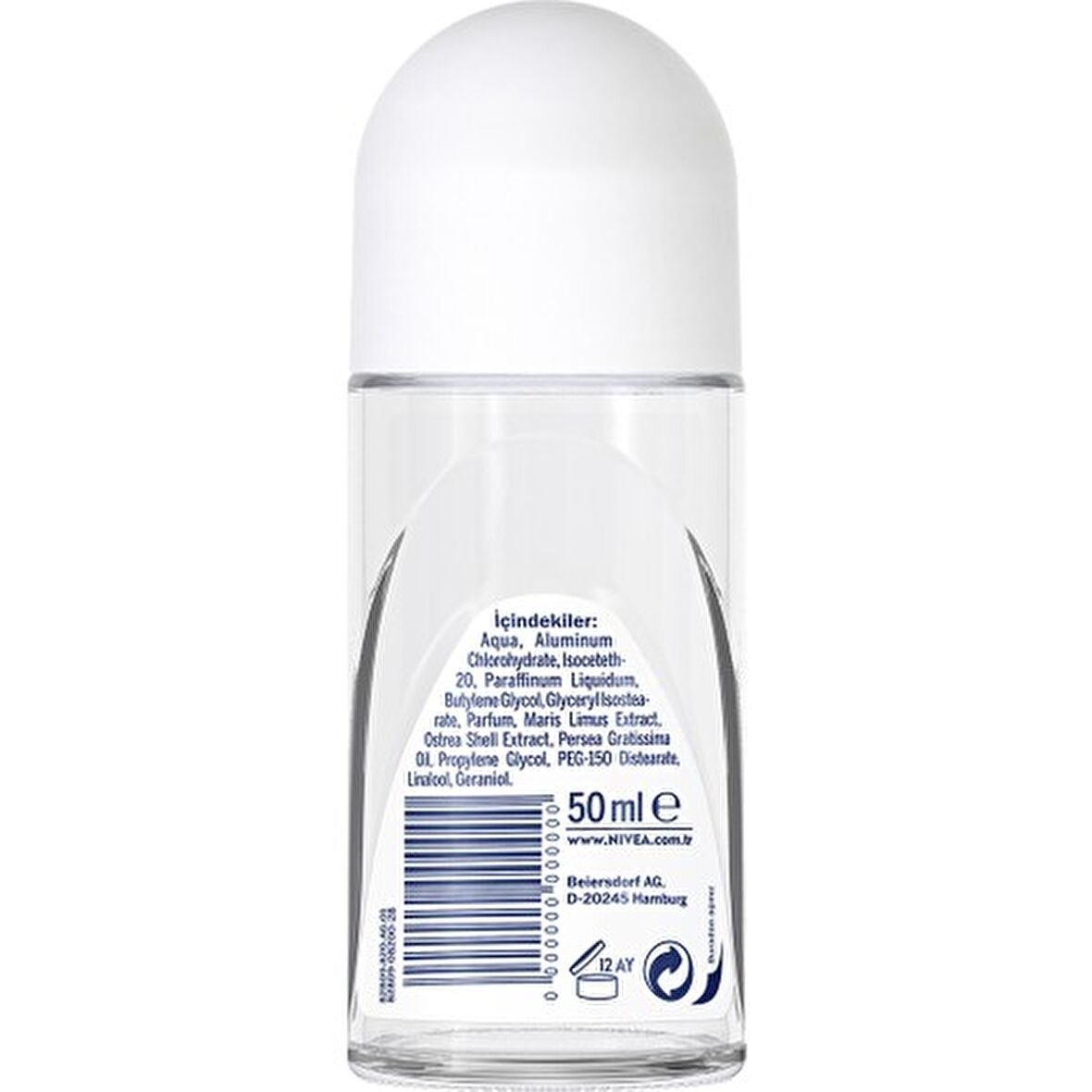 NIVEA Kadın Roll On Deodorant Fresh Natural Ter ve Ter Kokusuna Karşı 48 Saat Deodorant Koruması 50ml