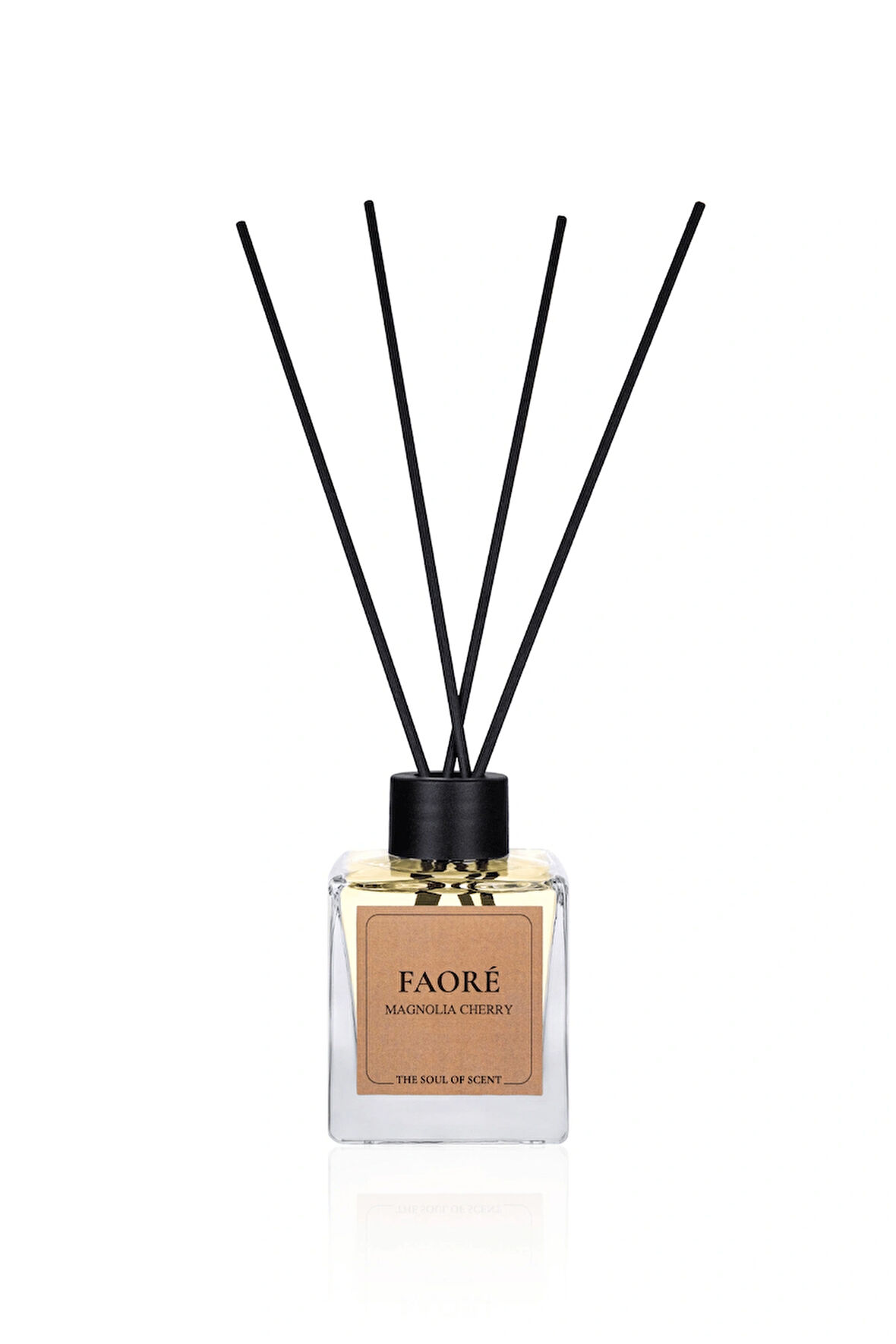 FAORE MAGNOLIA CHERRY | Çubuklu Oda Kokusu 120ml | Portakal, Yeşil Elma & Misk | Meyvemsi Ferah Koku