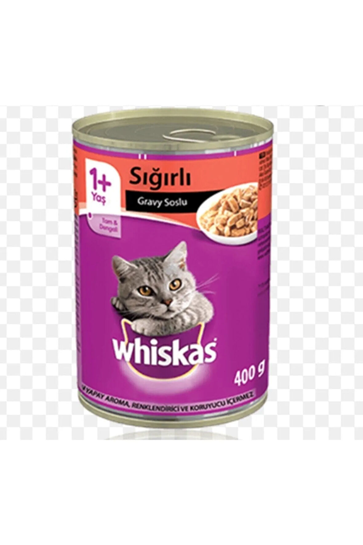 Wiskas Sıgır Etli Konserve 400gr x 12 Adet