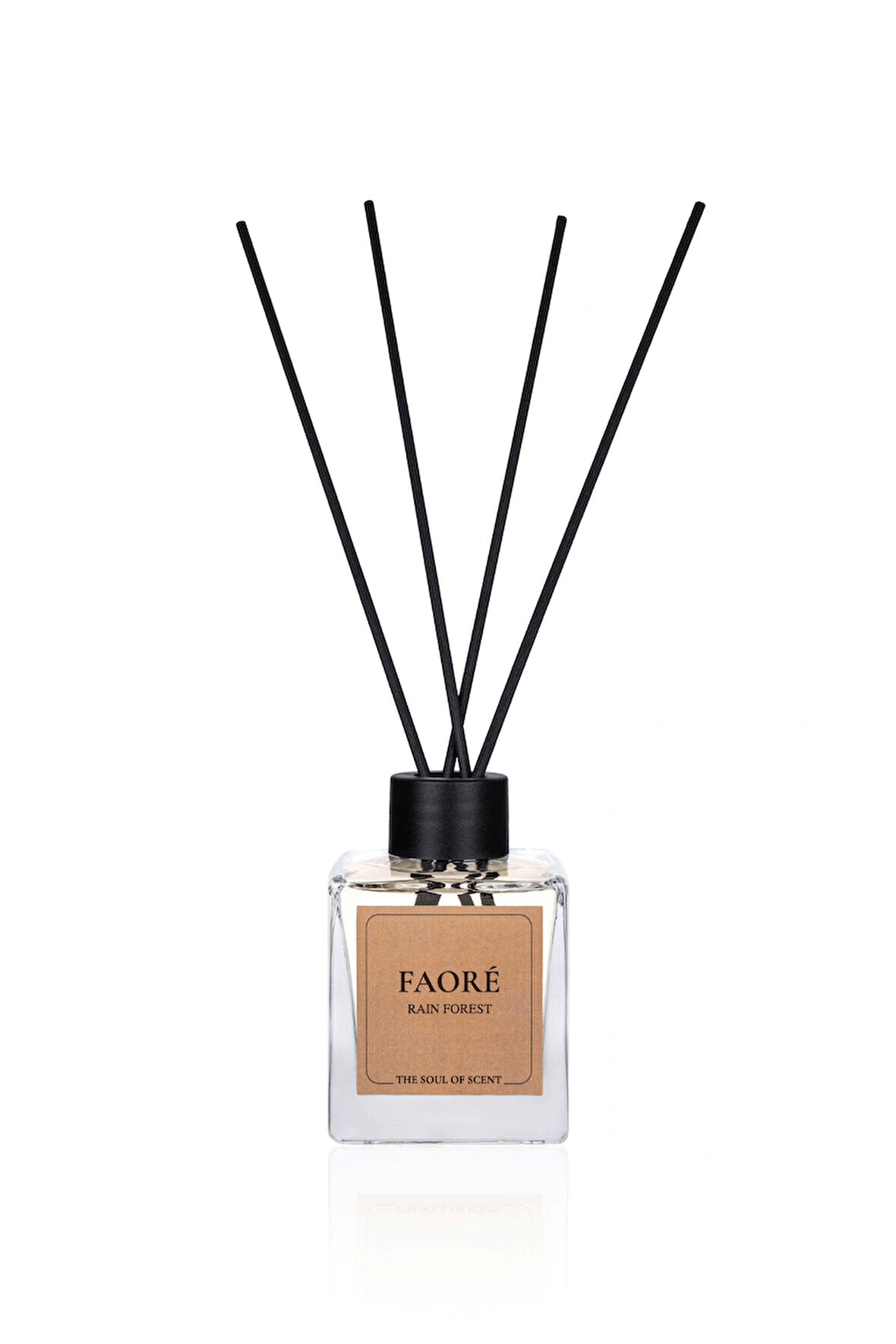 FAORE RAIN FOREST | Çubuklu Oda Kokusu | 120 ml | Paçuli & Vanilya & Şeftali | Kalıcı & Şık Kutulu