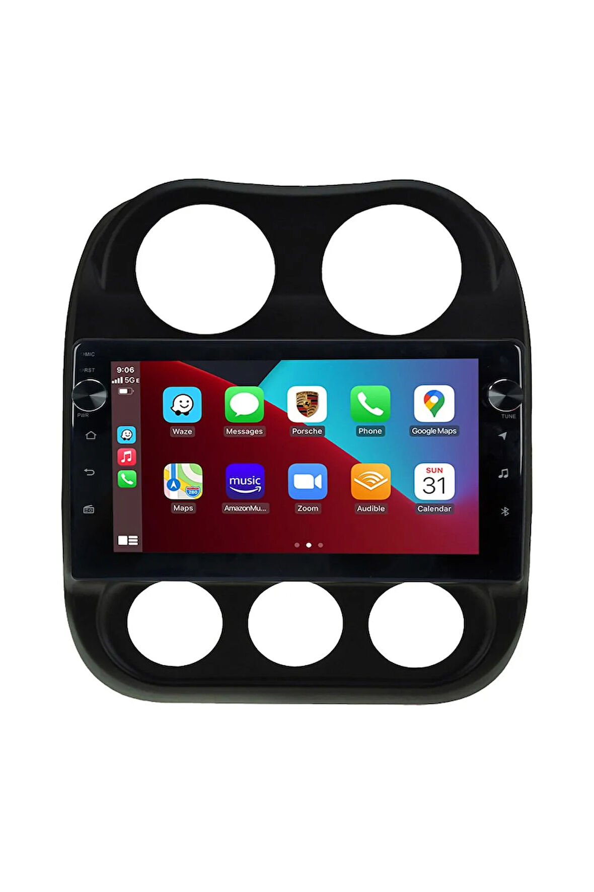 JEEP PATRİOT ANDROİD MULTİMEDYA CARPLAY OEM 4GB RAM+64GB HDD NAVİGOSYAN TUŞLU EKRAN