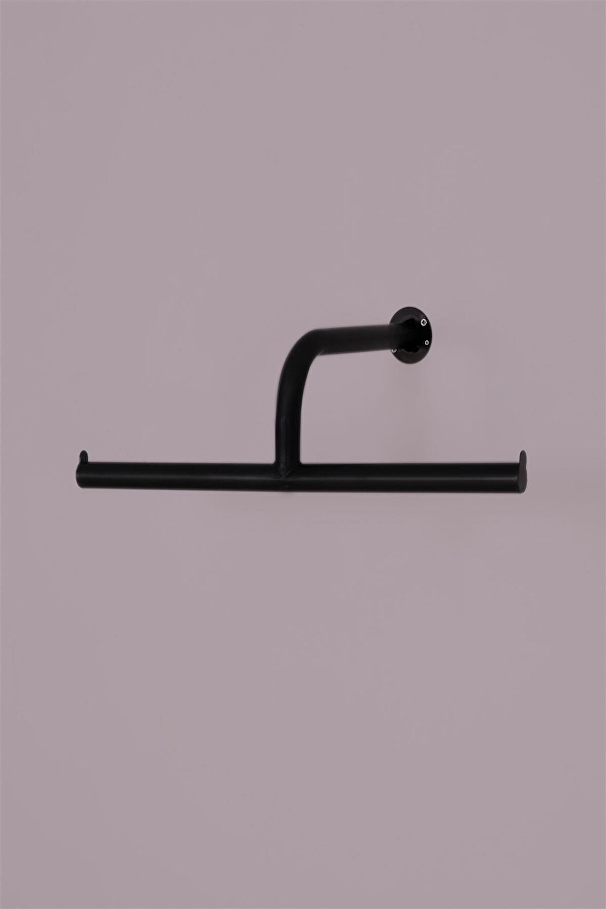 Duvara Monte Siyah T Baston Oval Borudan