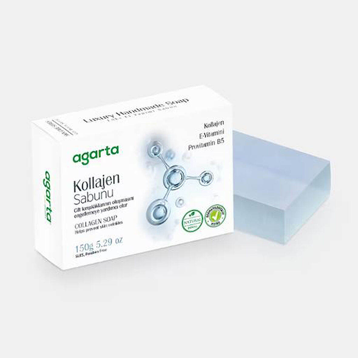 Agarta Doğal Cilt Bakım Sabunu 150 gr Kollajen