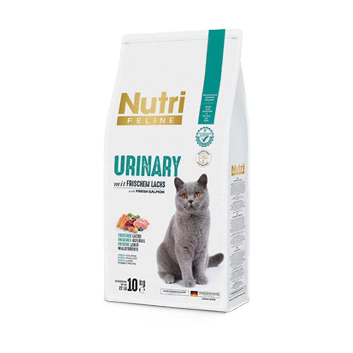 Nutri Feline Urinary Somon Etli 10Kg  Kedi Maması