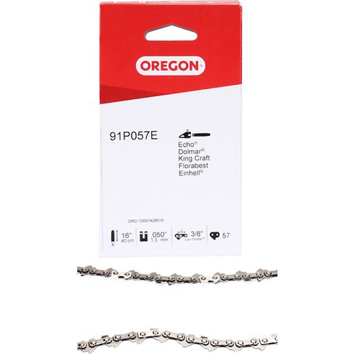 oregon zincir Yuvarlak Zincir 0,50 Ayak 1,3mm - 3/8-91" Lp - 20 Diş  91 20 diş bakla  diş kılavuz 