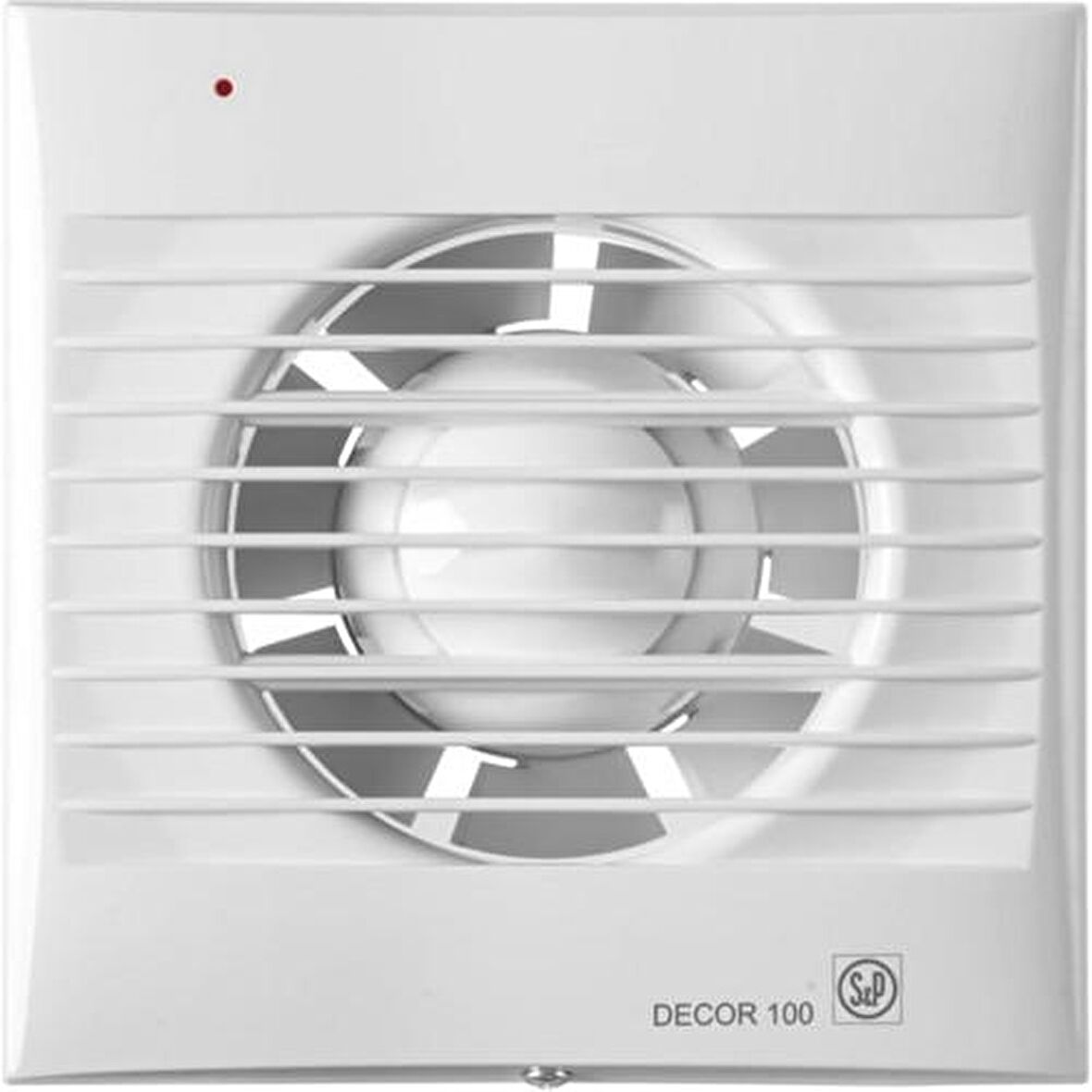 Soler&Palau DECOR-100 C (Pilot Lamba, Geri Tepme Ventili) FAN-95M3/H